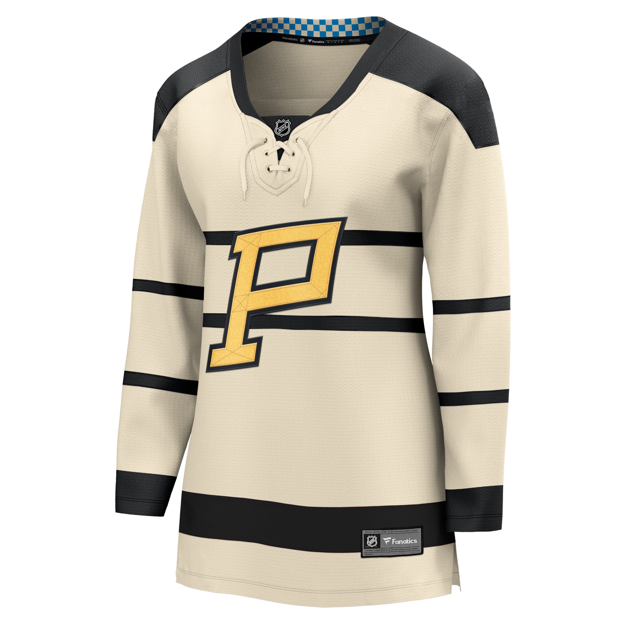 Pittsburgh Penguins Fanatics Branded Women's 2023 Winter Classic Blank Jersey - Cream - vstockx