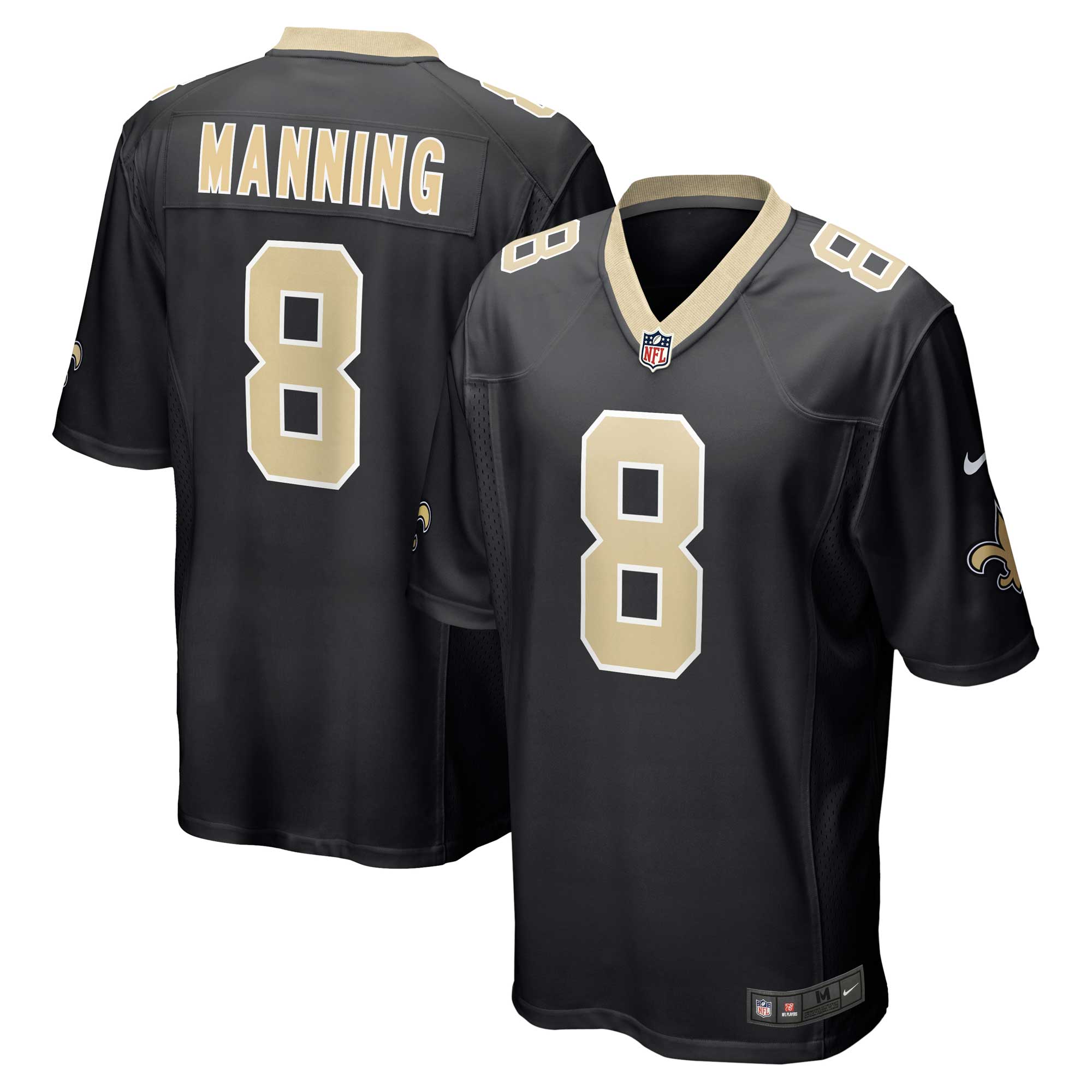 Archie Manning New Orleans Saints Nike Retired Player Game Jersey - Black - vstockx