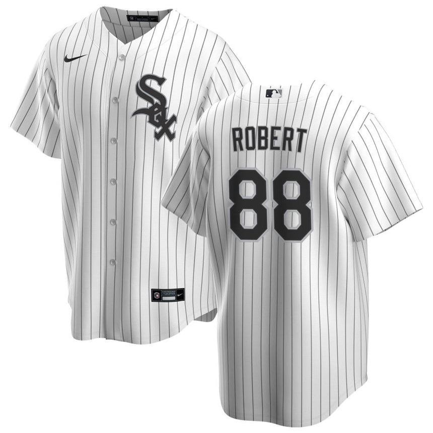 Men's Luis Robert Chicago White Sox White Home Premium Stitch Replica Jersey - vstockx