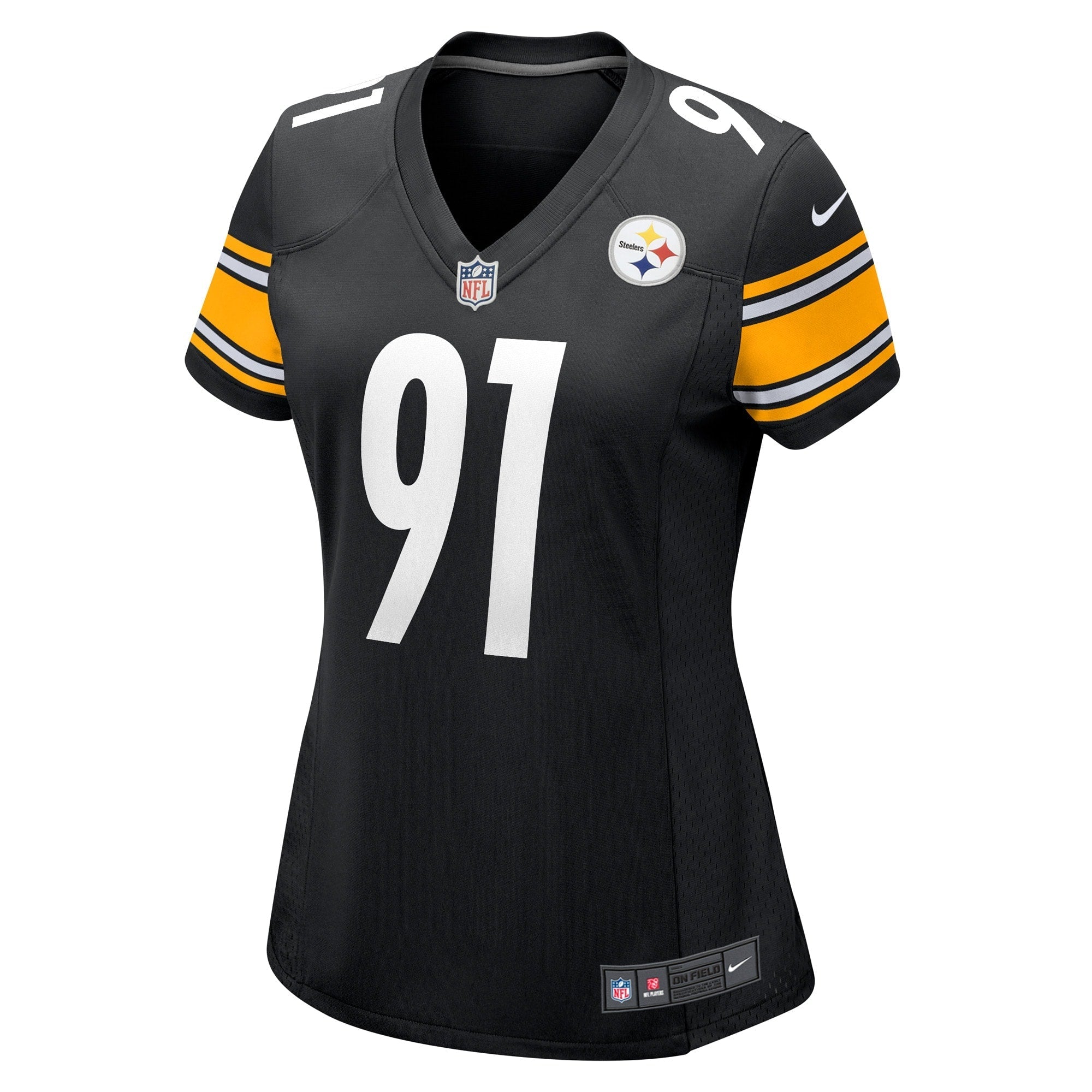 Women's Nike Delontae Scott Black Pittsburgh Steelers Game Player Jersey - vstockx