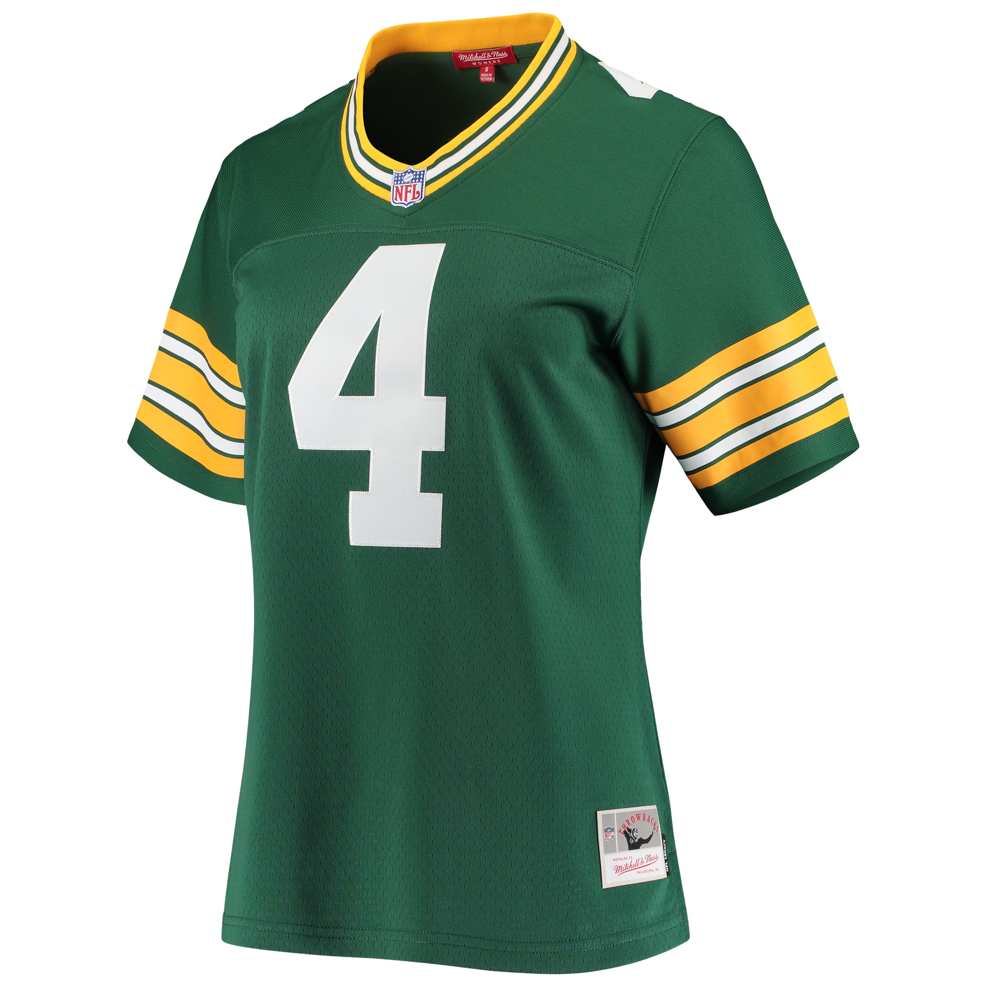 Brett Favre Green Bay Packers Mitchell & Ness Women's 1996 Legacy Replica Player Jersey - Green - vstockx
