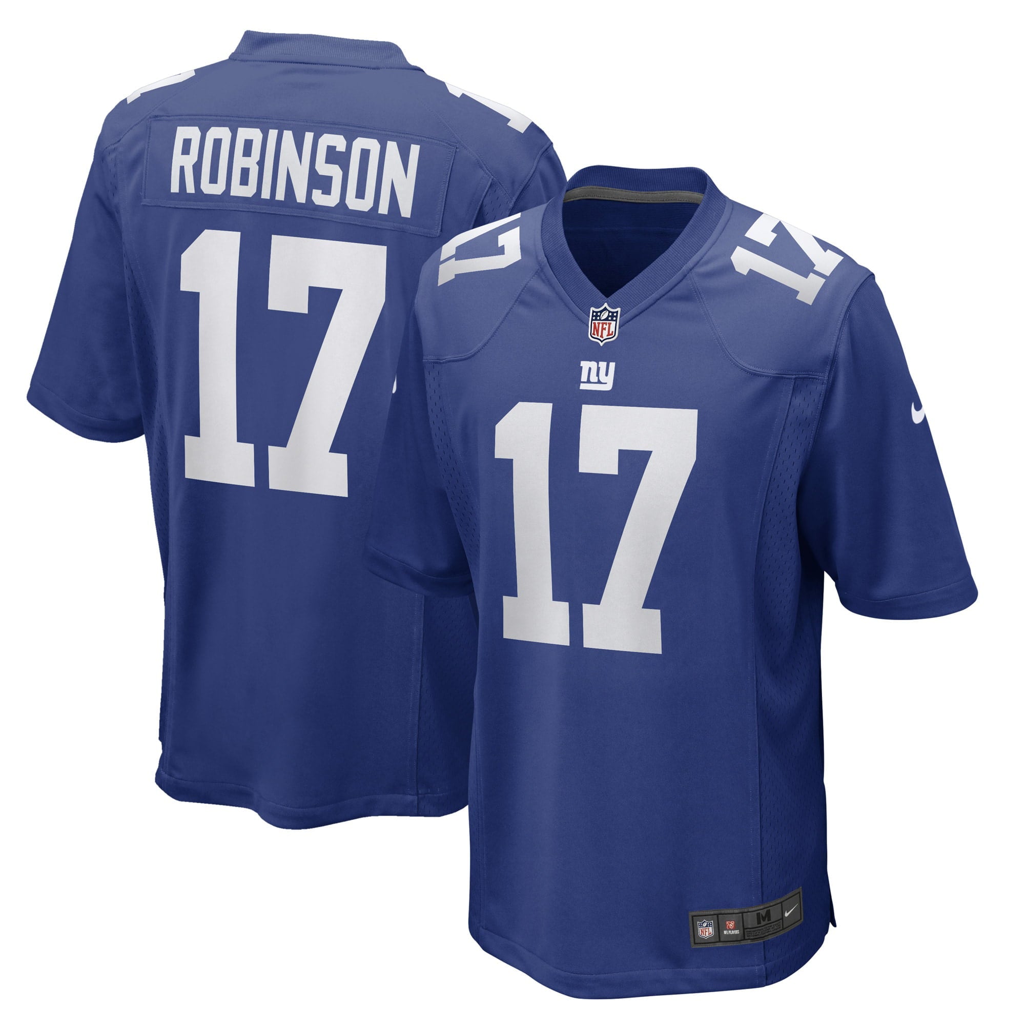 Men's Nike Wan'Dale Robinson Royal New York Giants Game Player Jersey - vstockx