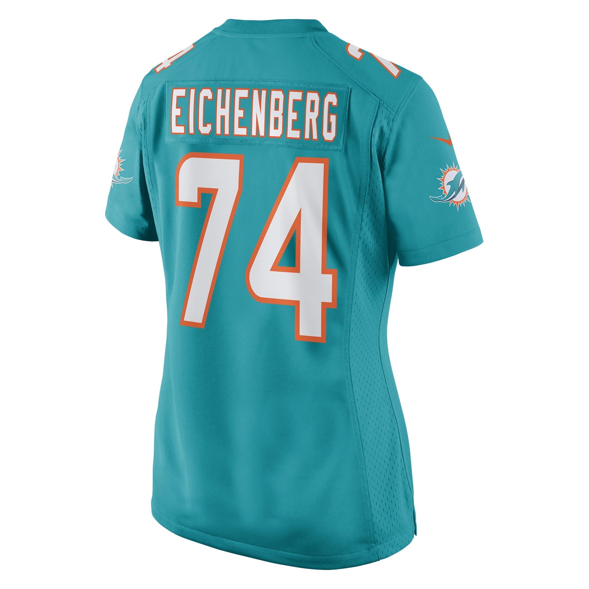 Women's Nike Liam Eichenberg Aqua Miami Dolphins Game Jersey - vstockx