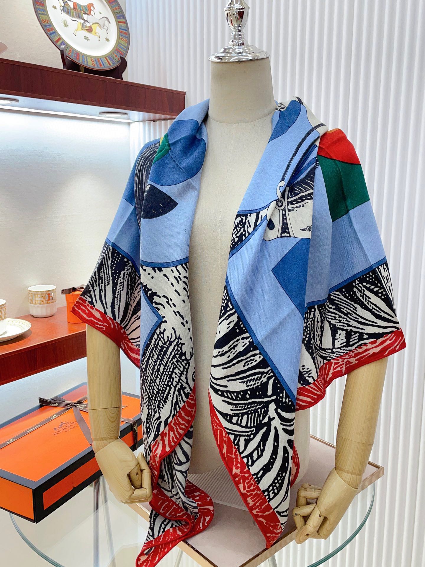 Streetwear Scarf Hermes 328843 size: 140cm*140cm - vstockx