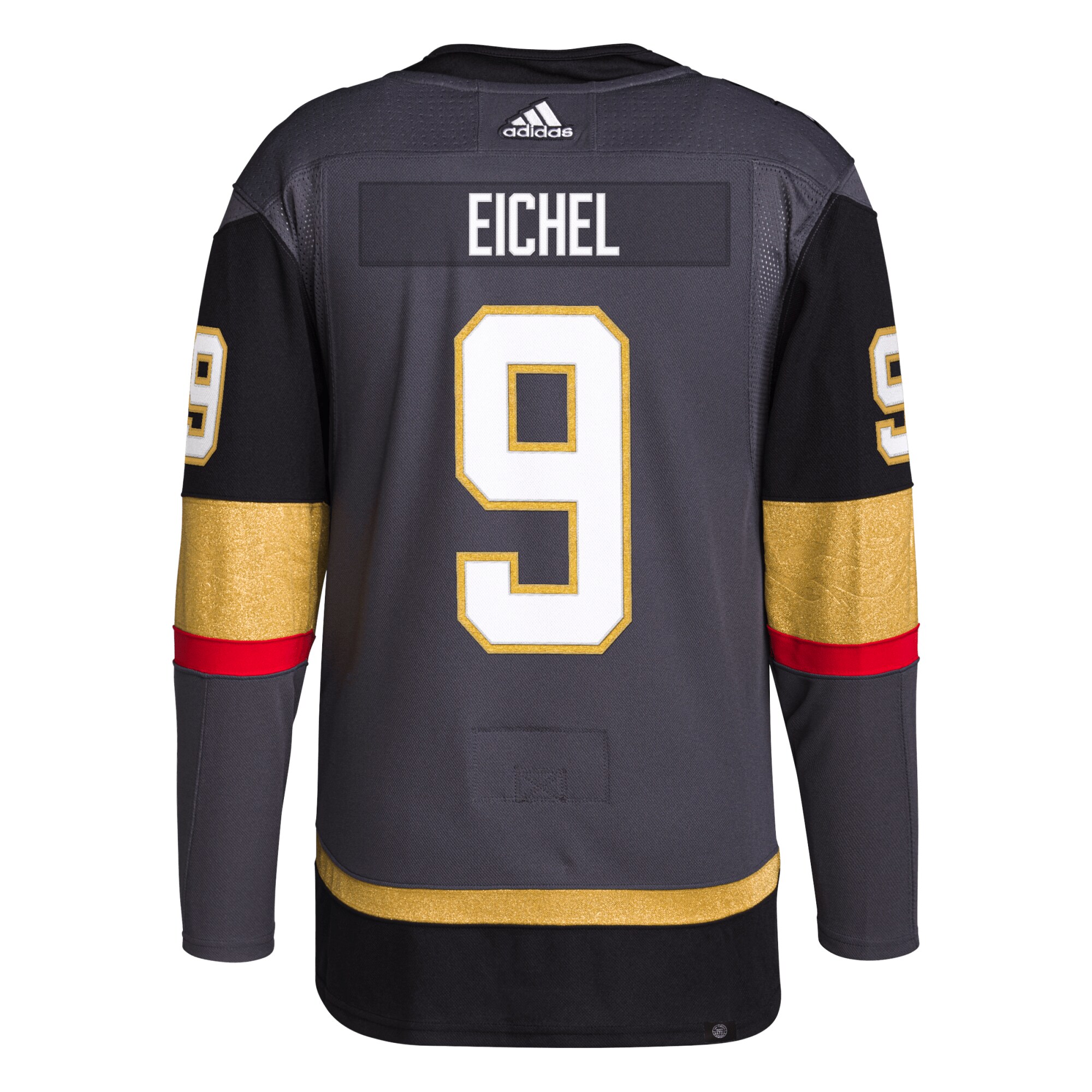 Jack Eichel Vegas Golden Knights adidas 2023 Stanley Cup Champions Authentic Alternate Player Jersey - Gray - vstockx