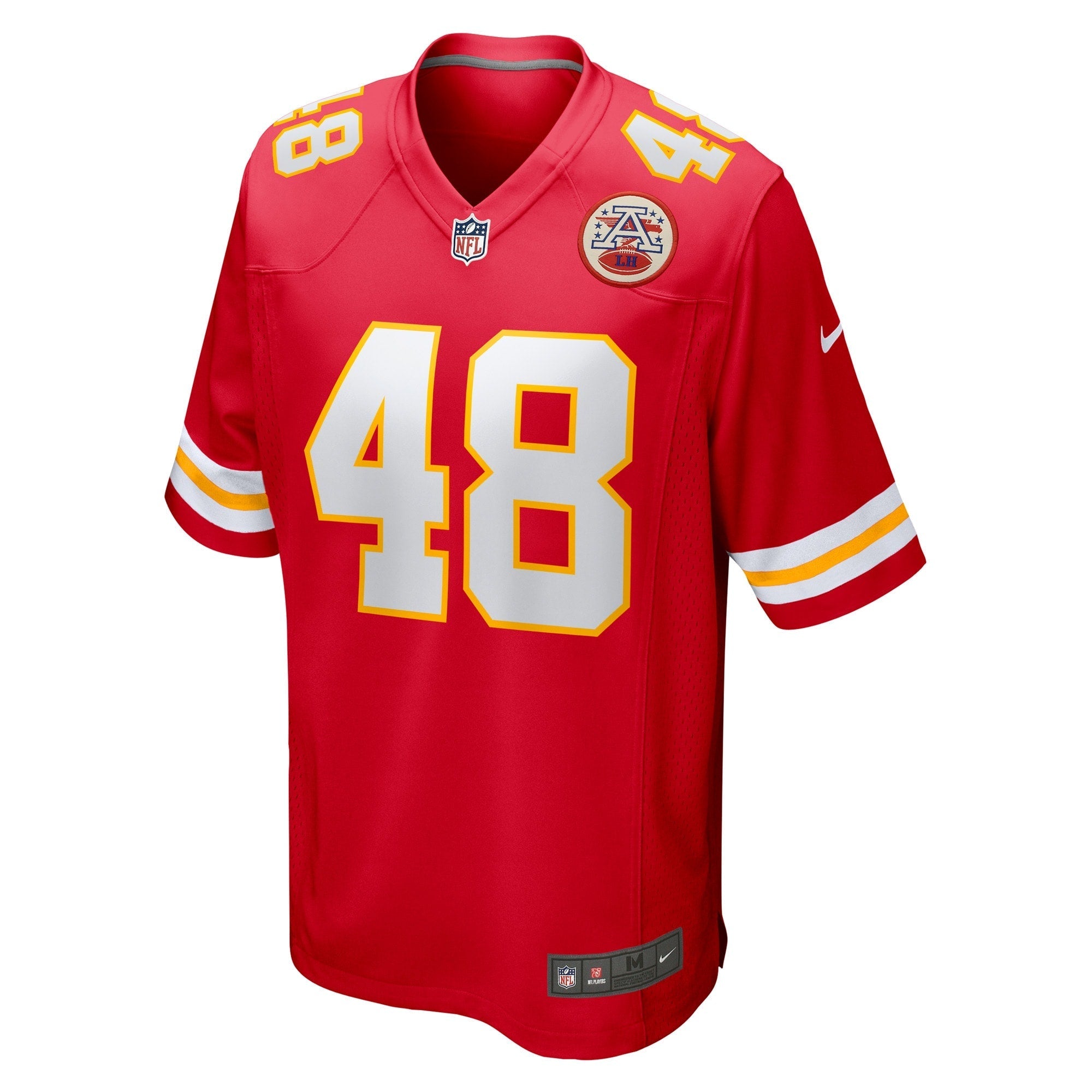 Men's Nike Cole Christiansen Red Kansas City Chiefs Game Player Jersey - vstockx