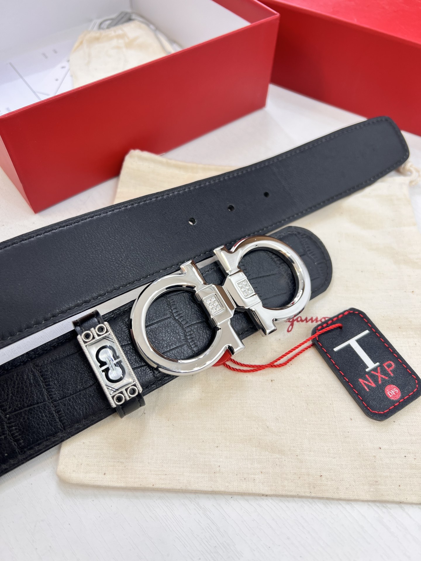 Streetwear Belt Ferragamo 321721 size:3.5cm - vstockx