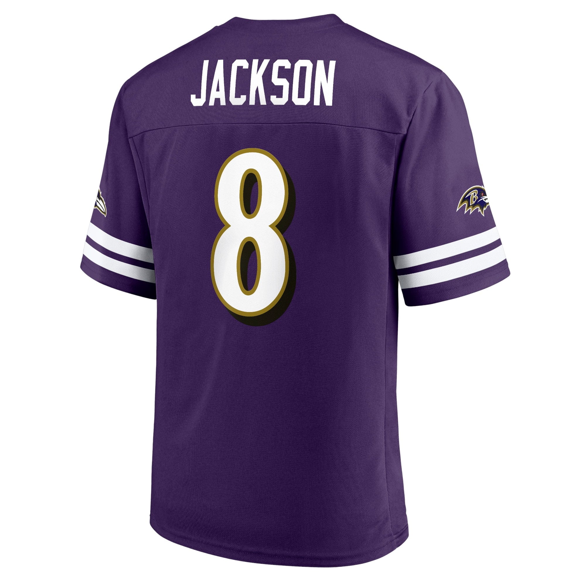 Men's Fanatics Branded Lamar Jackson Purple Baltimore Ravens Replica Player Jersey - vstockx