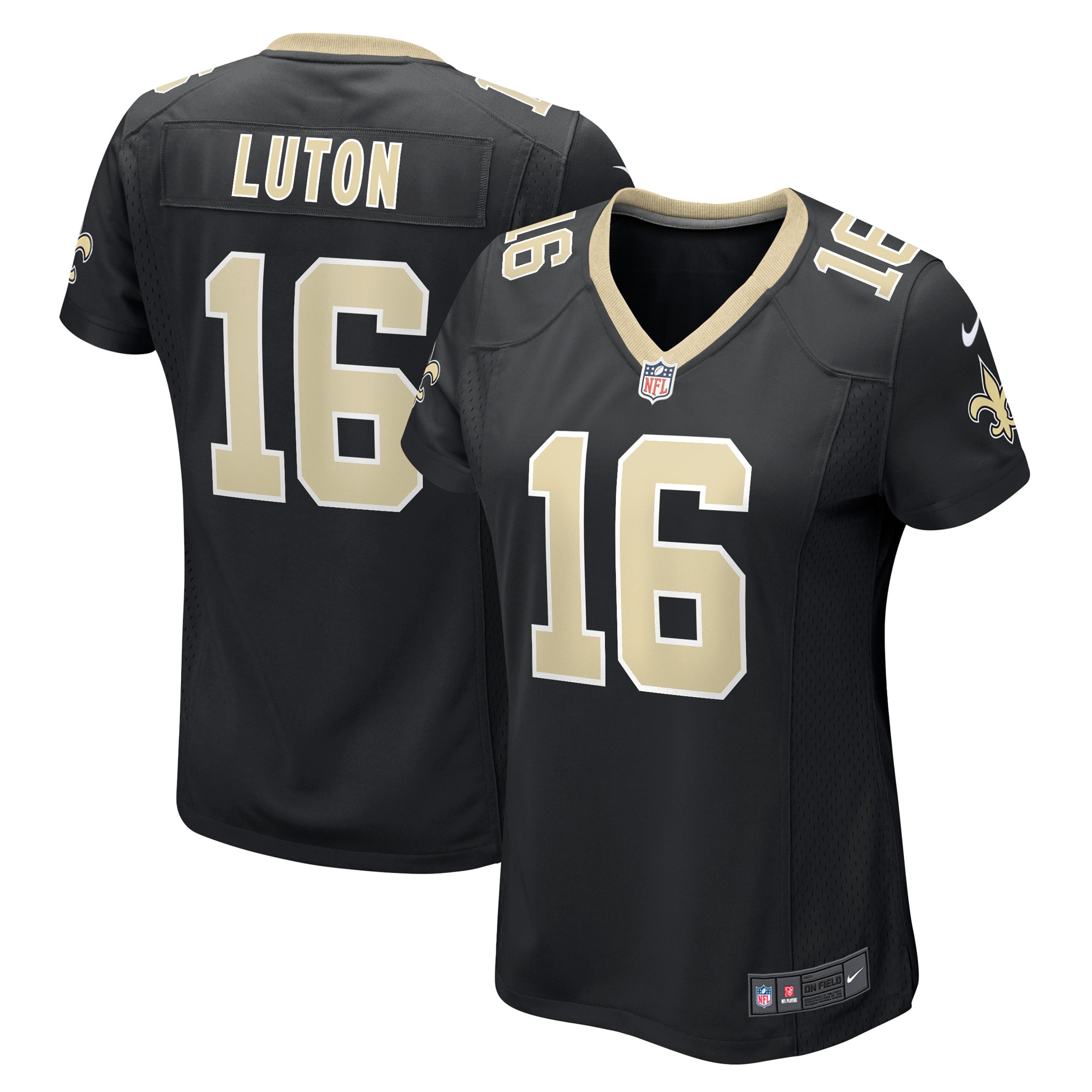 Jake Luton New Orleans Saints Nike Women's Game Player Jersey - Black - vstockx