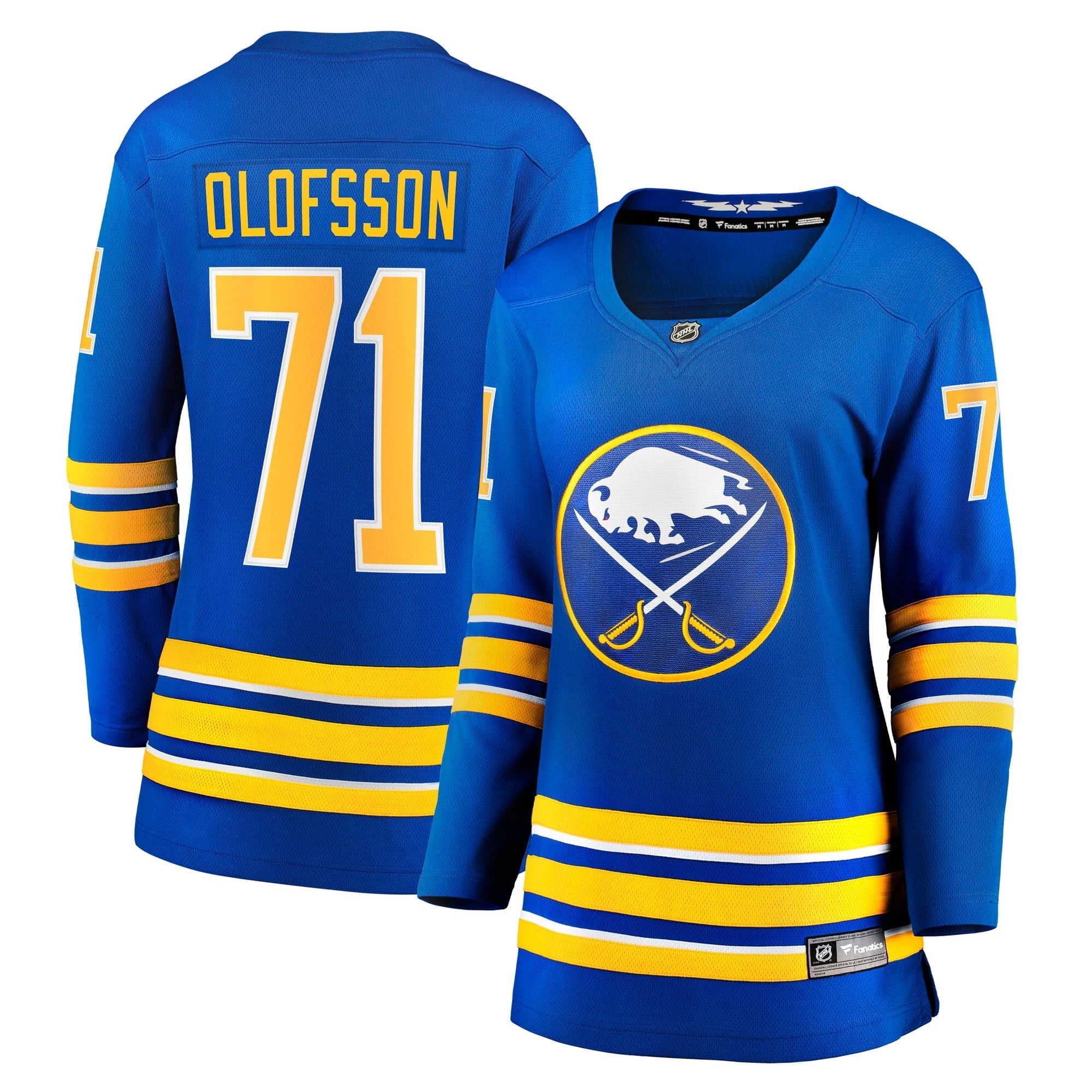 Women's Fanatics Branded Victor Olofsson Royal Buffalo Sabres Breakaway Player Jersey - vstockx