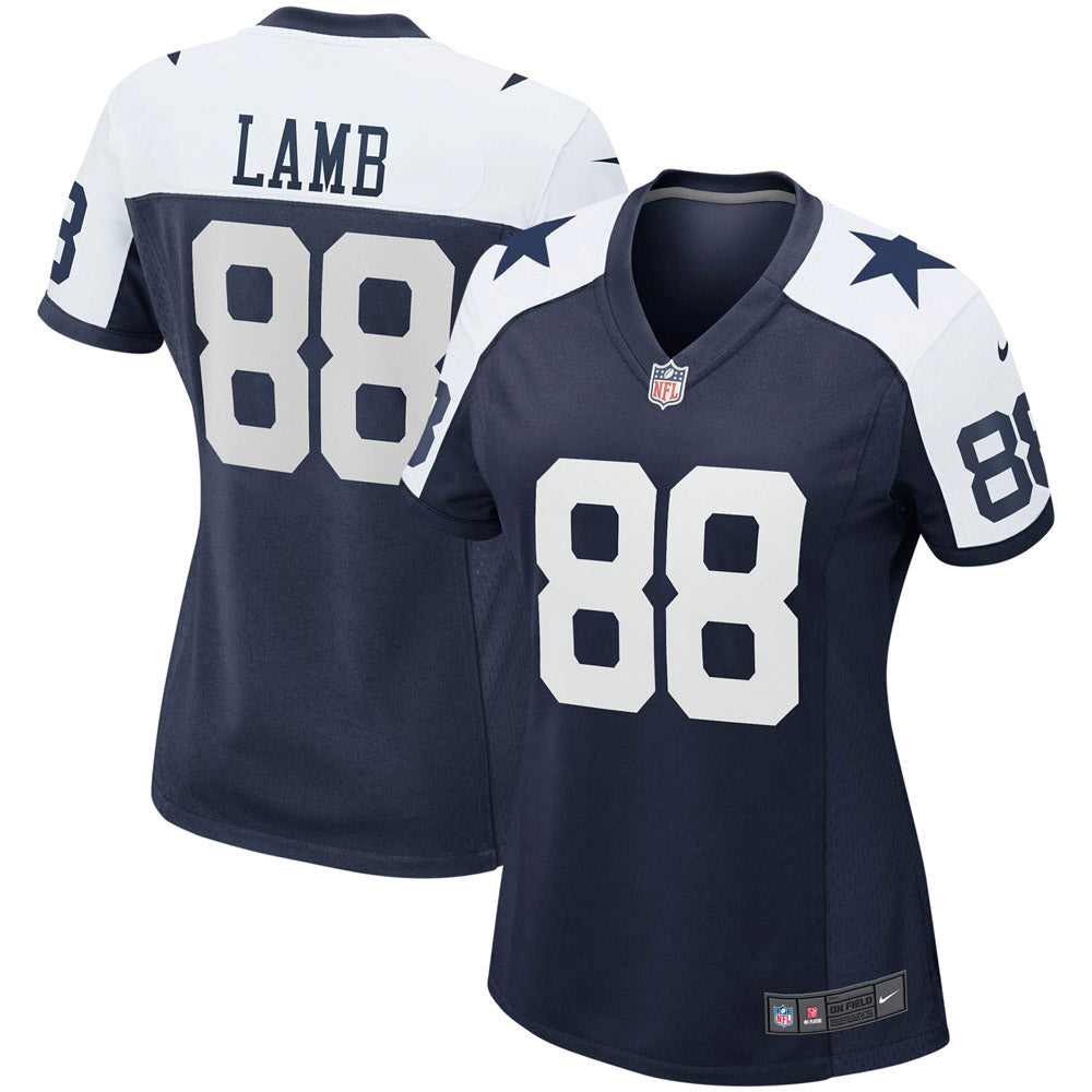 Women's Dallas Cowboys CeeDee Lamb Alternate Game Team Jersey Navy - vstockx