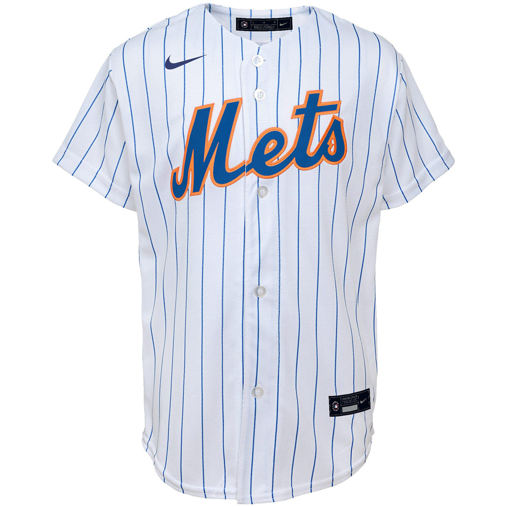 Youth New York Mets Jacob deGrom Home Player Jersey - White - vstockx