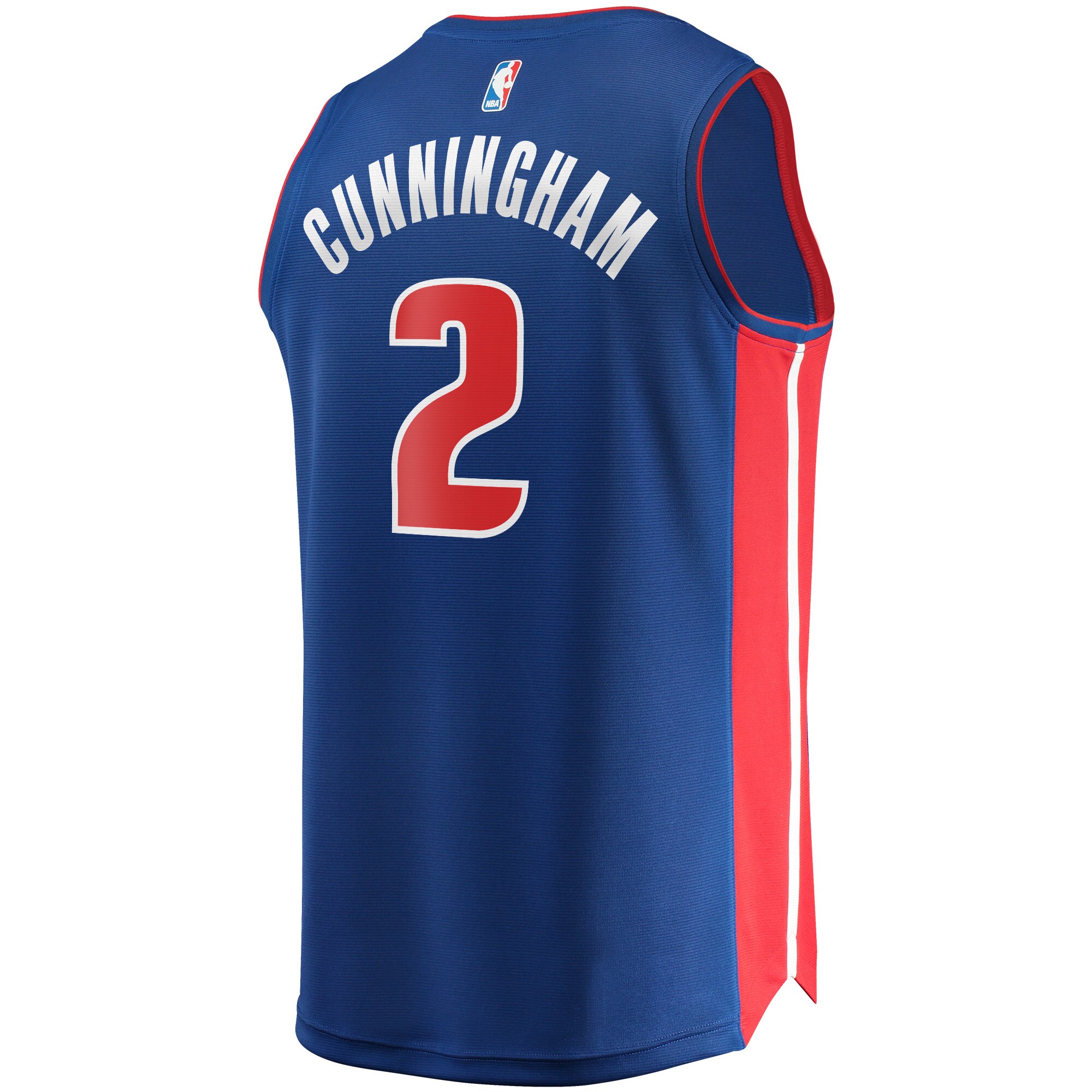 Cade Cunningham Detroit Pistons Fanatics Branded 2021 NBA Draft First Round Pick Fast Break Replica Jersey Blue - Icon Edition - vstockx