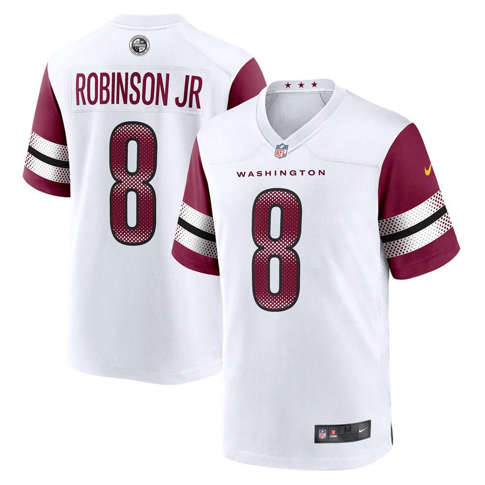 Youth Washington Commanders Brian Robinson Jr. Game Jersey - White - vstockx
