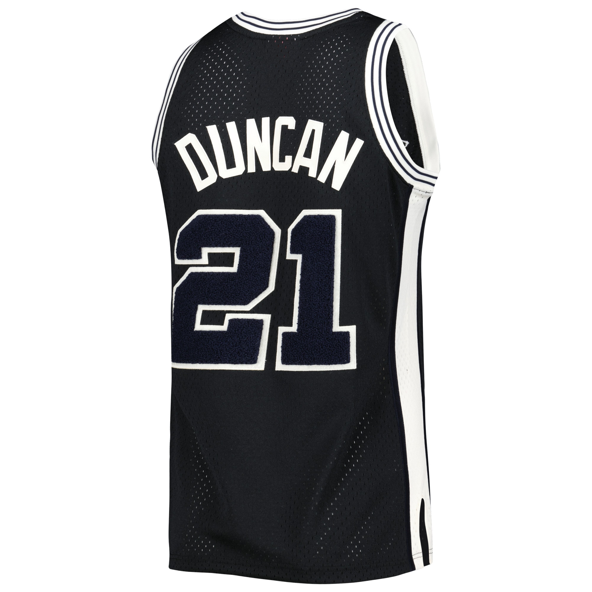 Tim Duncan San Antonio Spurs Mitchell & Ness Hardwood Classics Off-Court Swingman Jersey - Black - vstockx