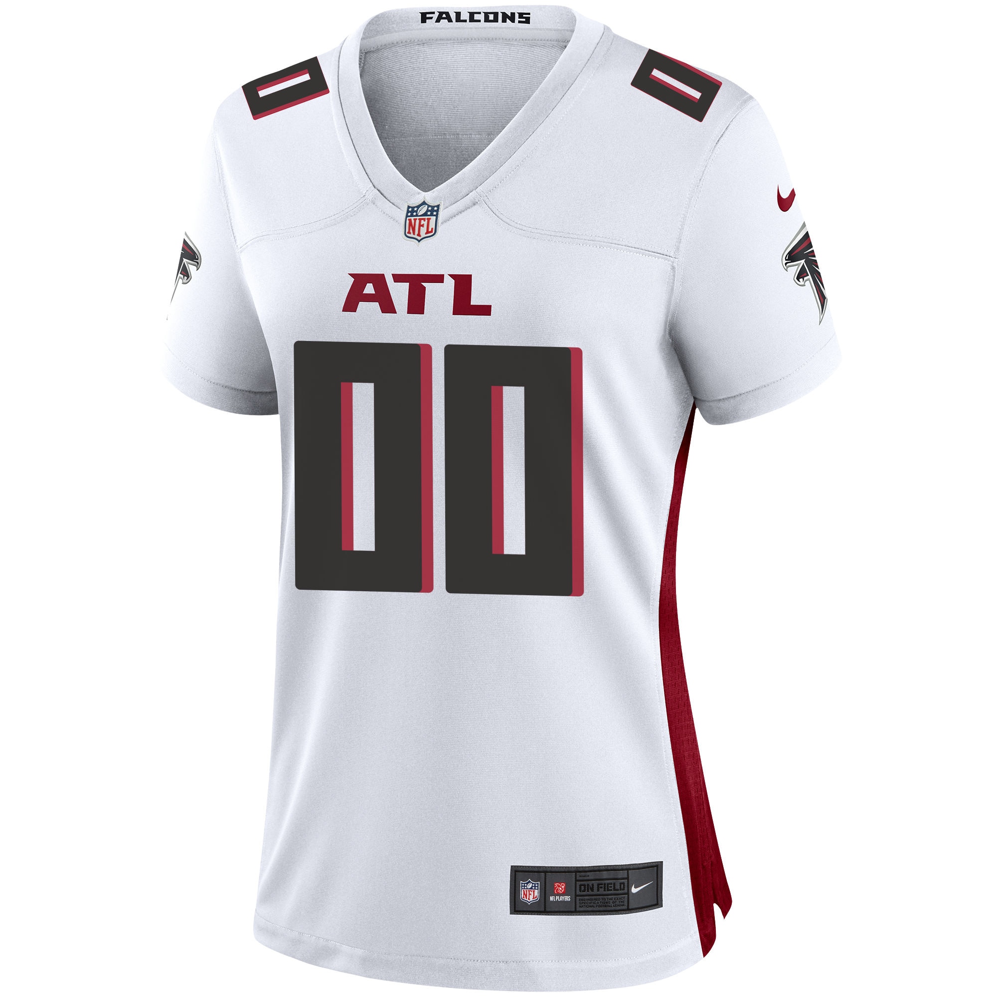 Nike Atlanta Falcons Women's Custom Game Jersey - White - vstockx