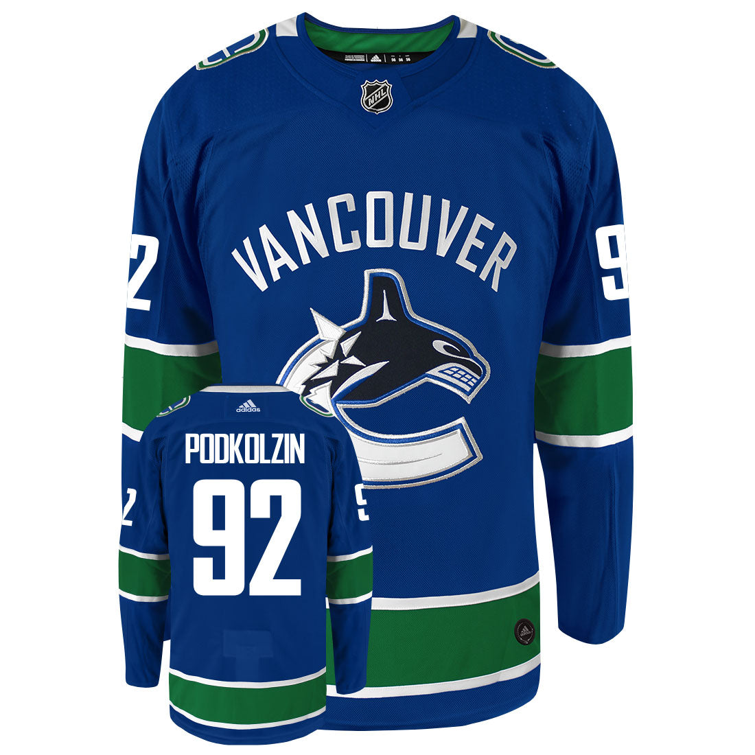 Vasily Podkolzin Vancouver Canucks Adidas Primegreen Authentic NHL Hockey Jersey - vstockx