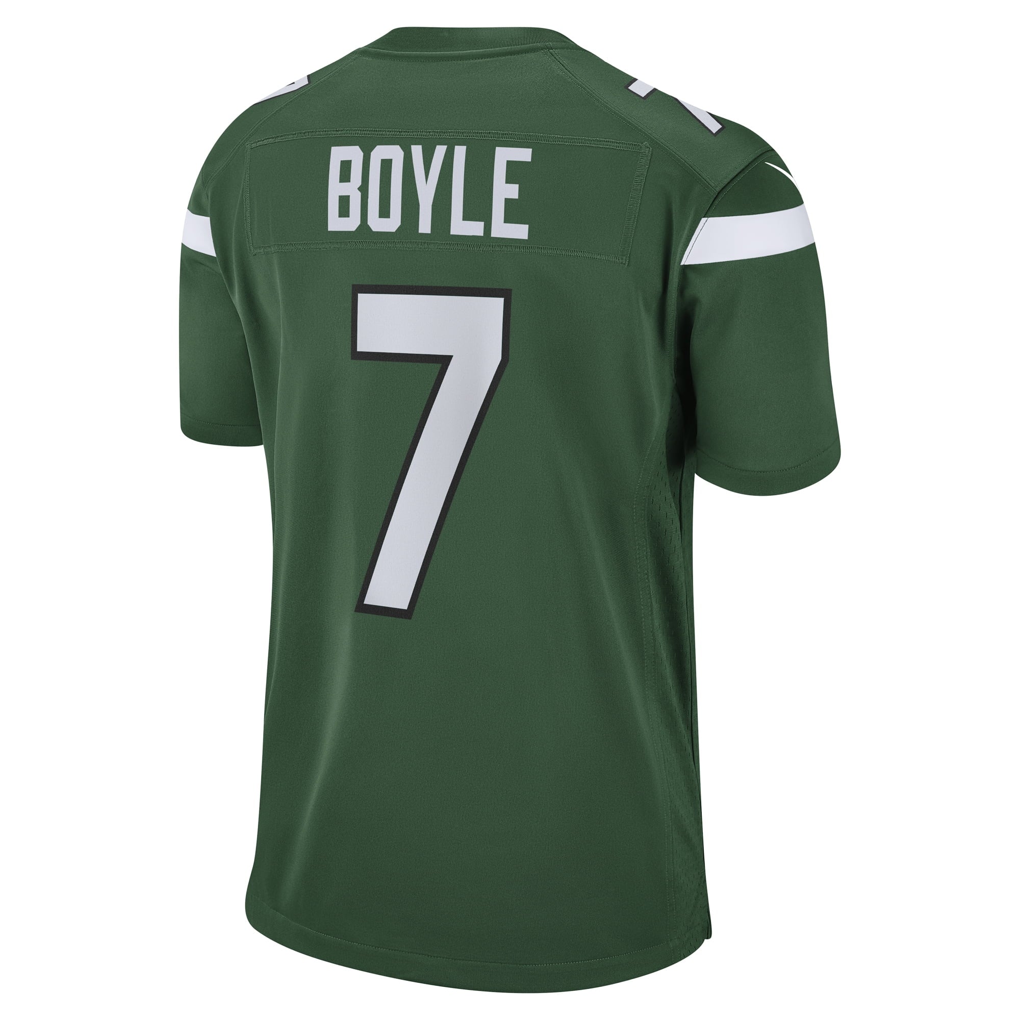 Men's Nike Tim Boyle Gotham Green New York Jets Game Jersey - vstockx