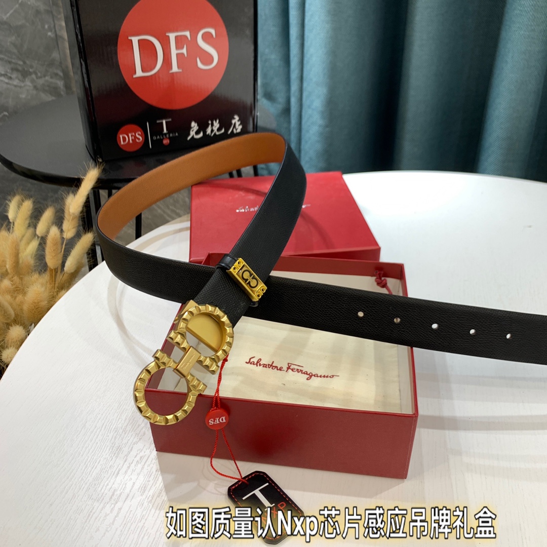 Streetwear Belt Ferragamo 319444 size:3.5cm - vstockx