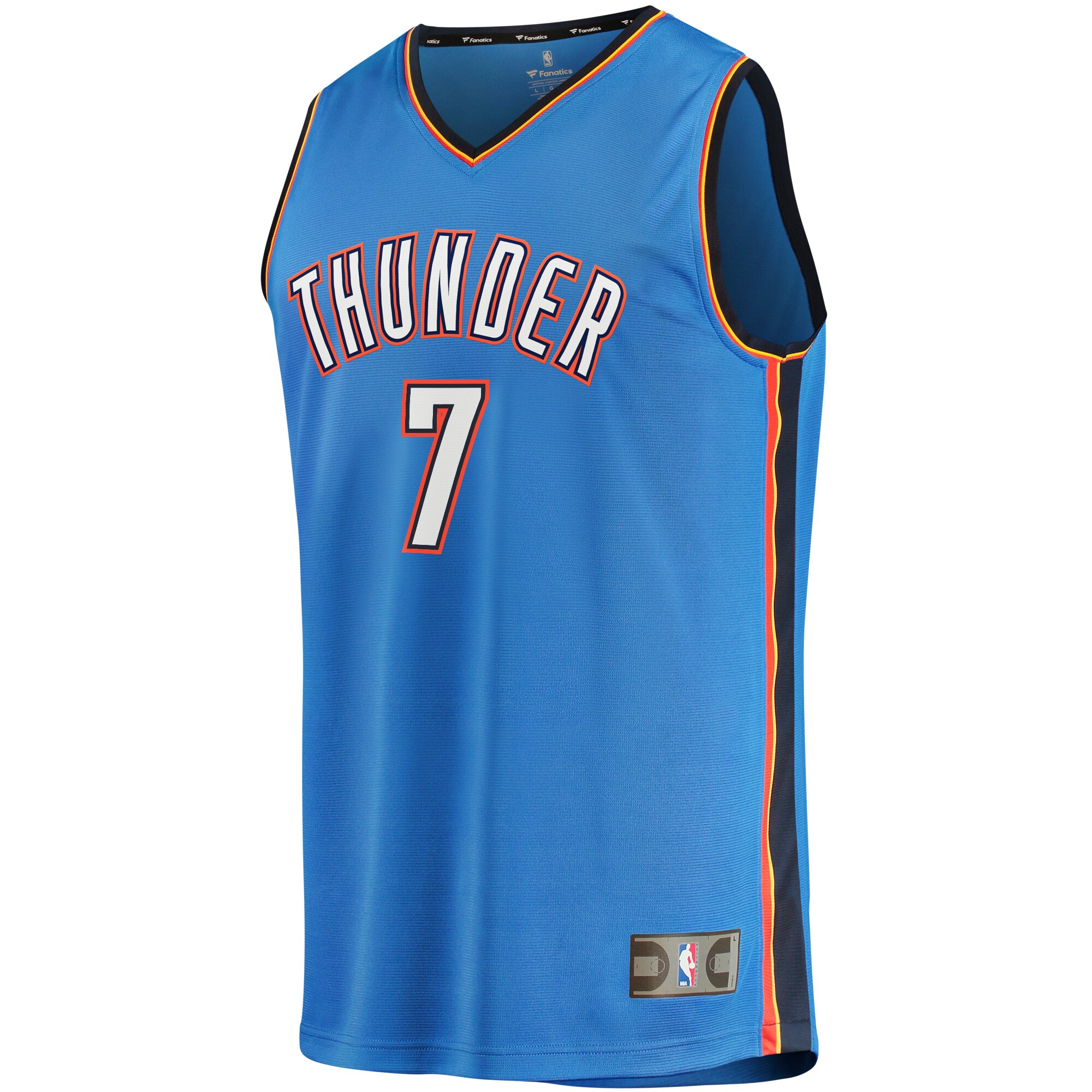 Chet Holmgren Oklahoma City Thunder Fanatics Branded 2022 NBA Draft First Round Pick Fast Break Replica Player Jersey - Icon Edition - Blue - vstockx