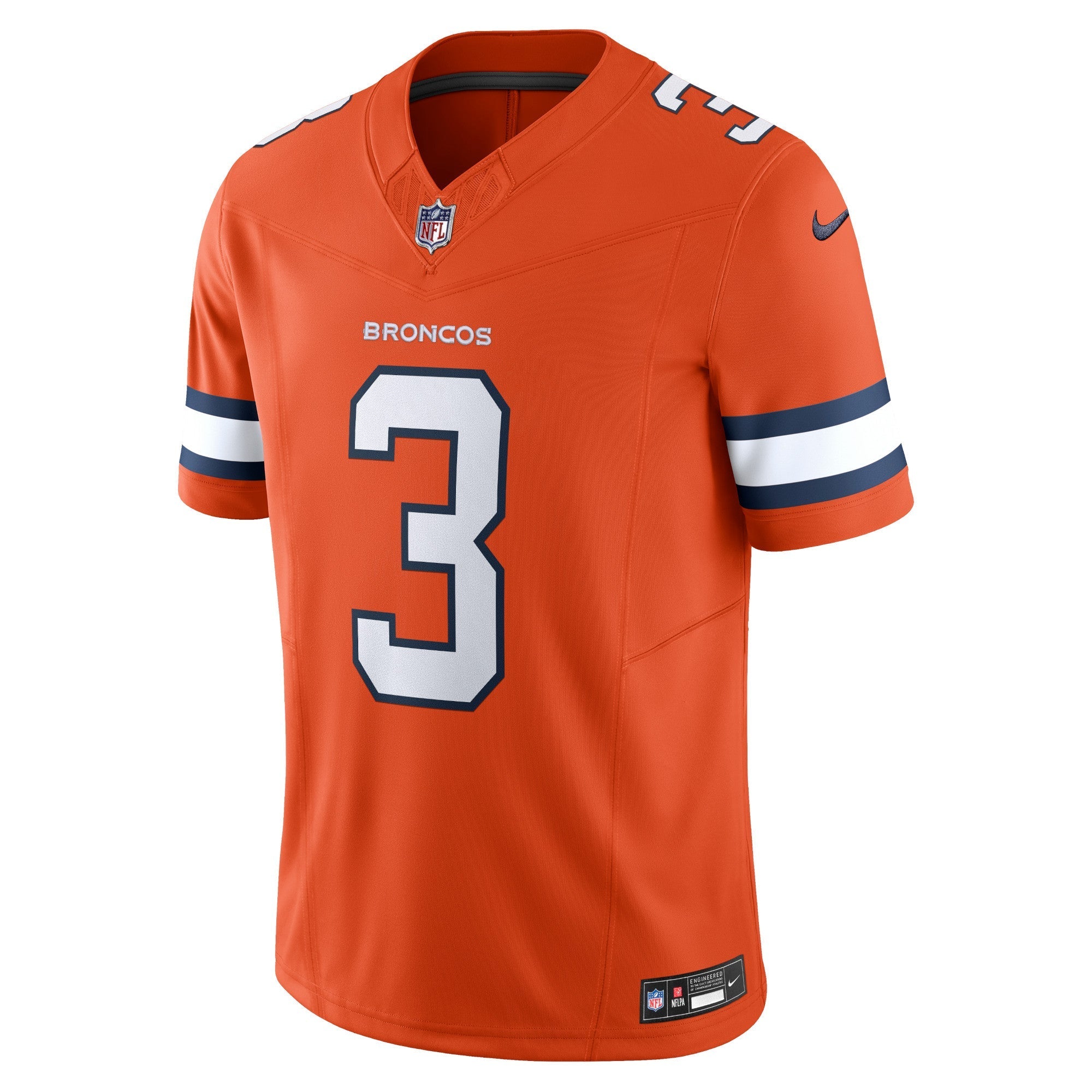Men's Nike Russell Wilson Orange Denver Broncos Vapor F.U.S.E. Limited Jersey - vstockx