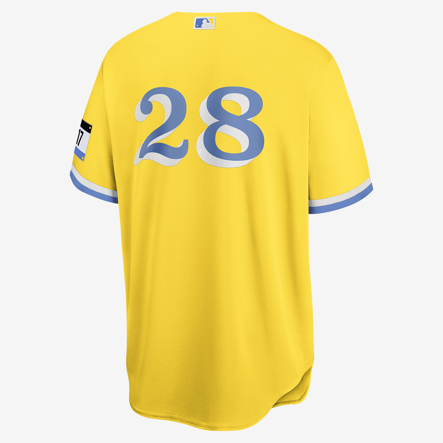 MLB Boston Red Sox City Connect (J.D. Martinez) Men's Replica Baseball Jersey - Gold/Light Blue - vstockx