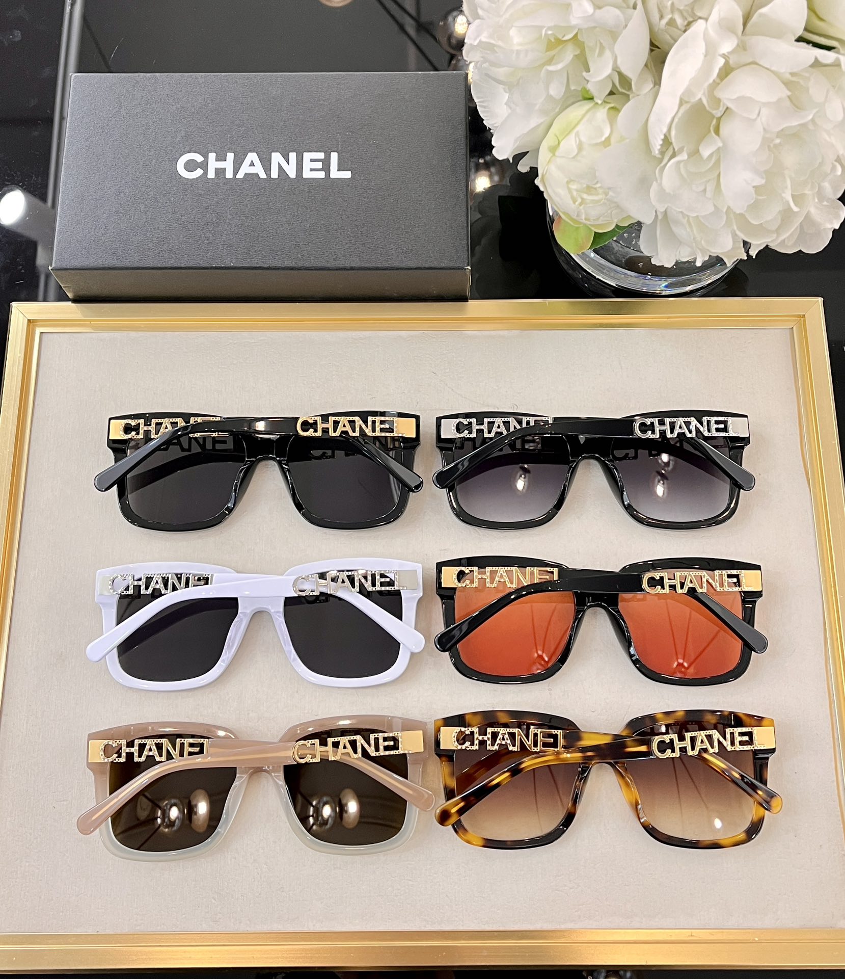Sunglasses Chanel CH7258 SIZE:63 14-140 - vstockx