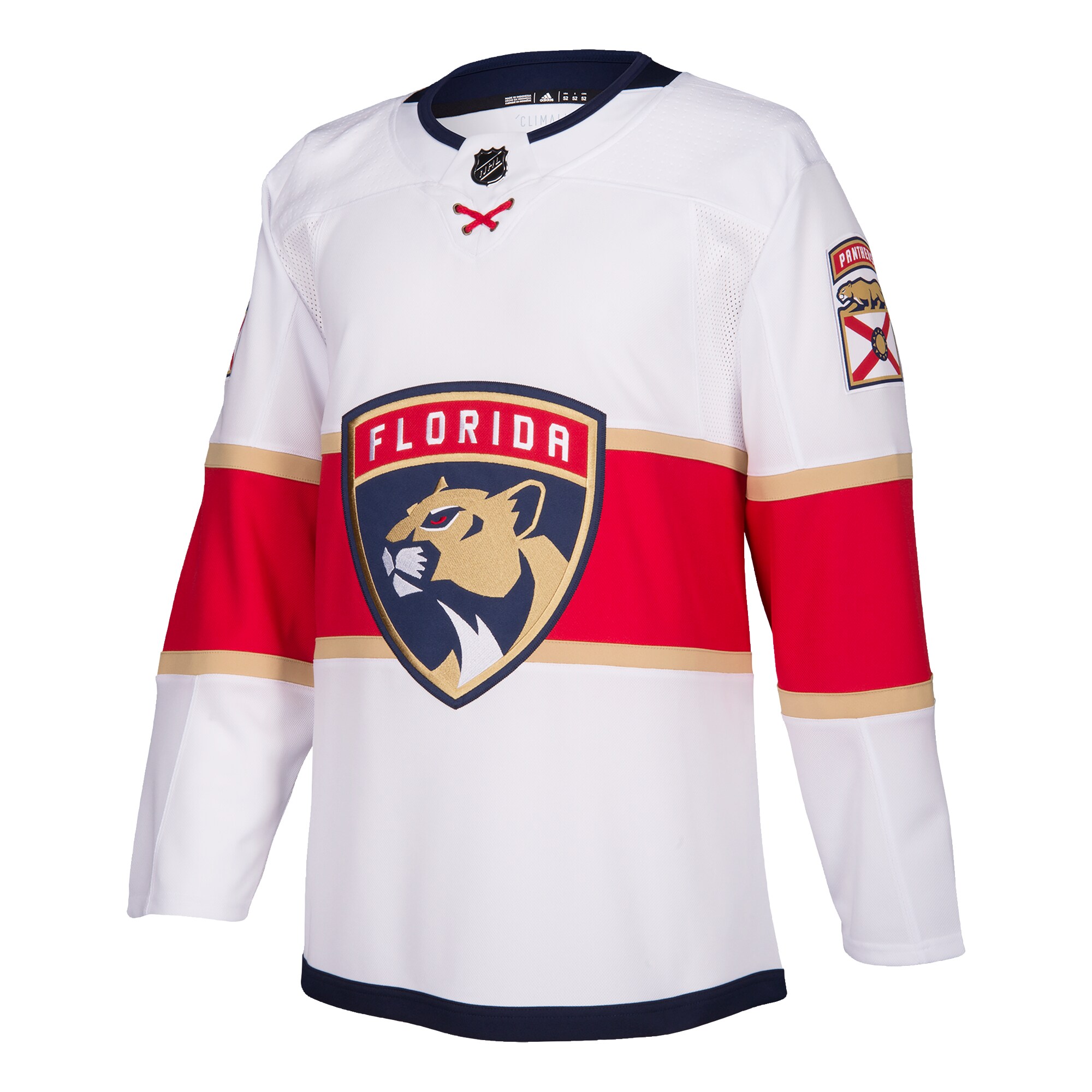 Florida Panthers adidas 2019/20 Away Authentic Jersey - White - vstockx