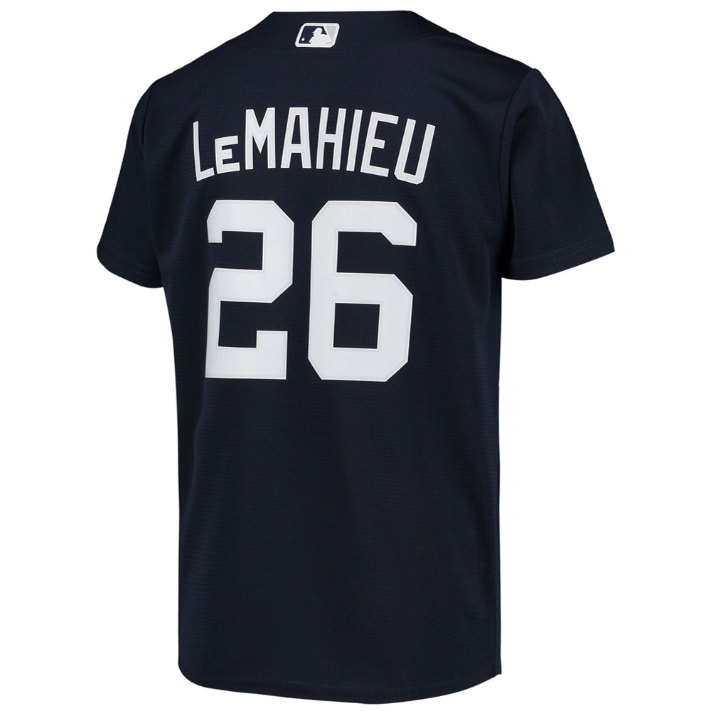 Youth New York Yankees DJ LeMahieu Alternate Player Jersey - Navy - vstockx