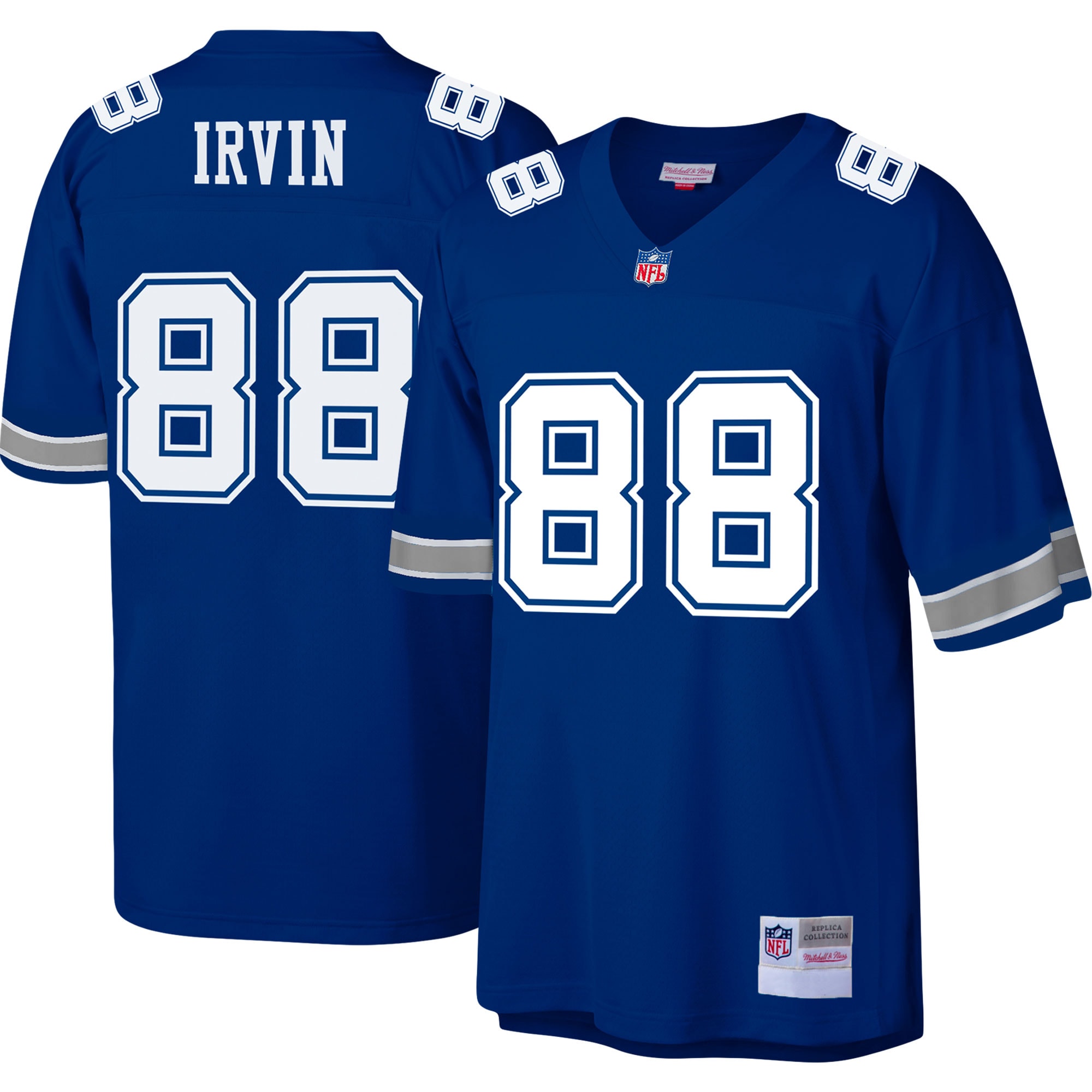 Michael Irvin Dallas Cowboys Mitchell & Ness 1996 Authentic Retired Player Jersey - Royal - vstockx