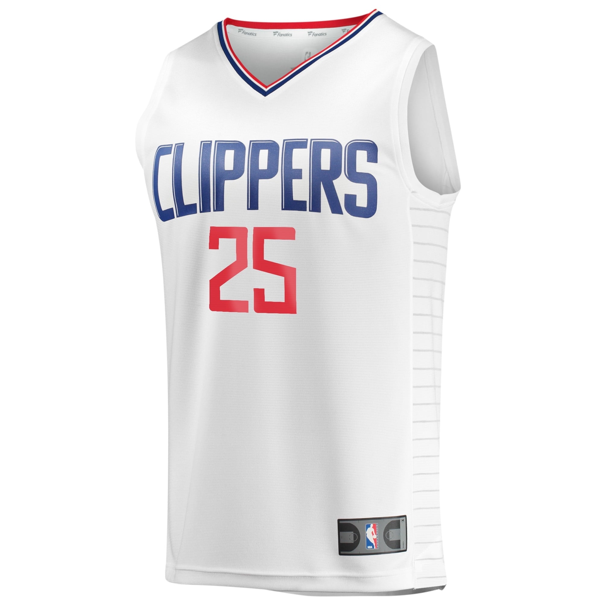 Youth Fanatics Branded Moussa Diabat- White LA Clippers Fast Break Player Jersey - Association Edition - vstockx
