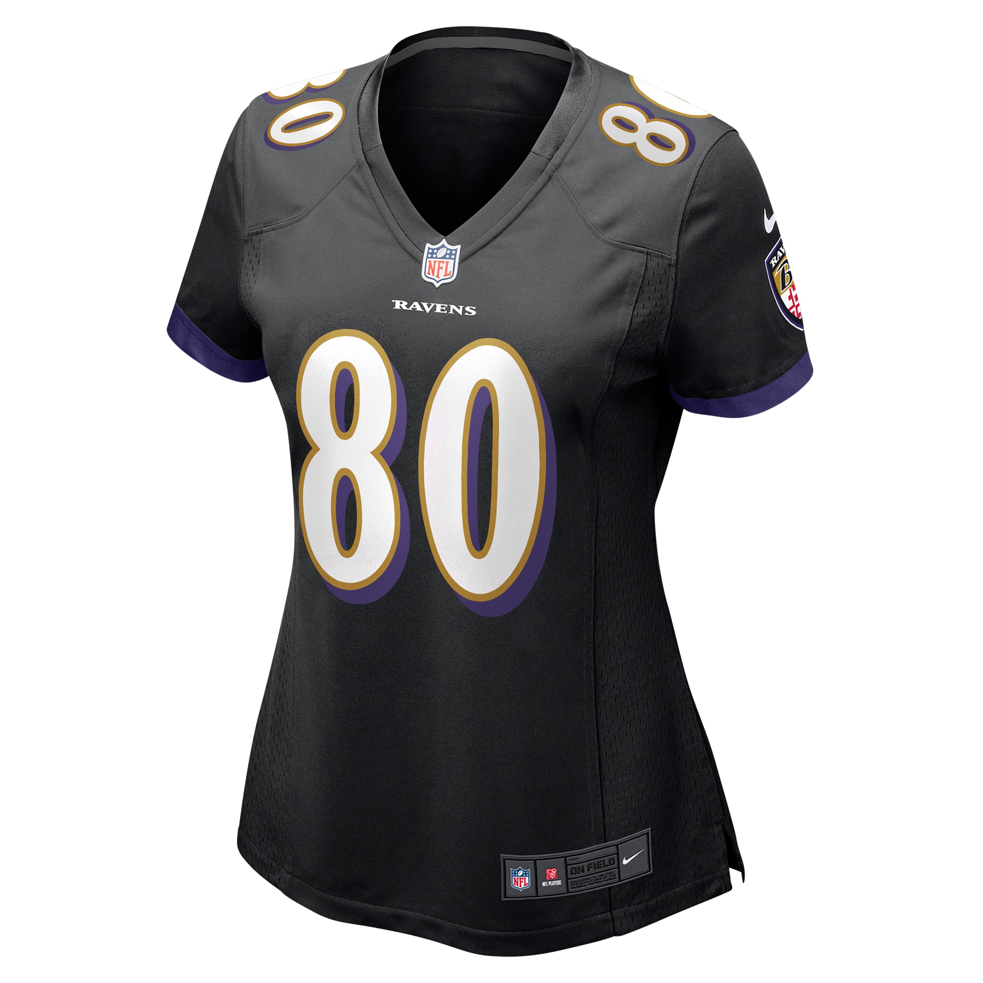 Isaiah Likely Baltimore Ravens Nike Women's Alternate Game Jersey - Black - vstockx