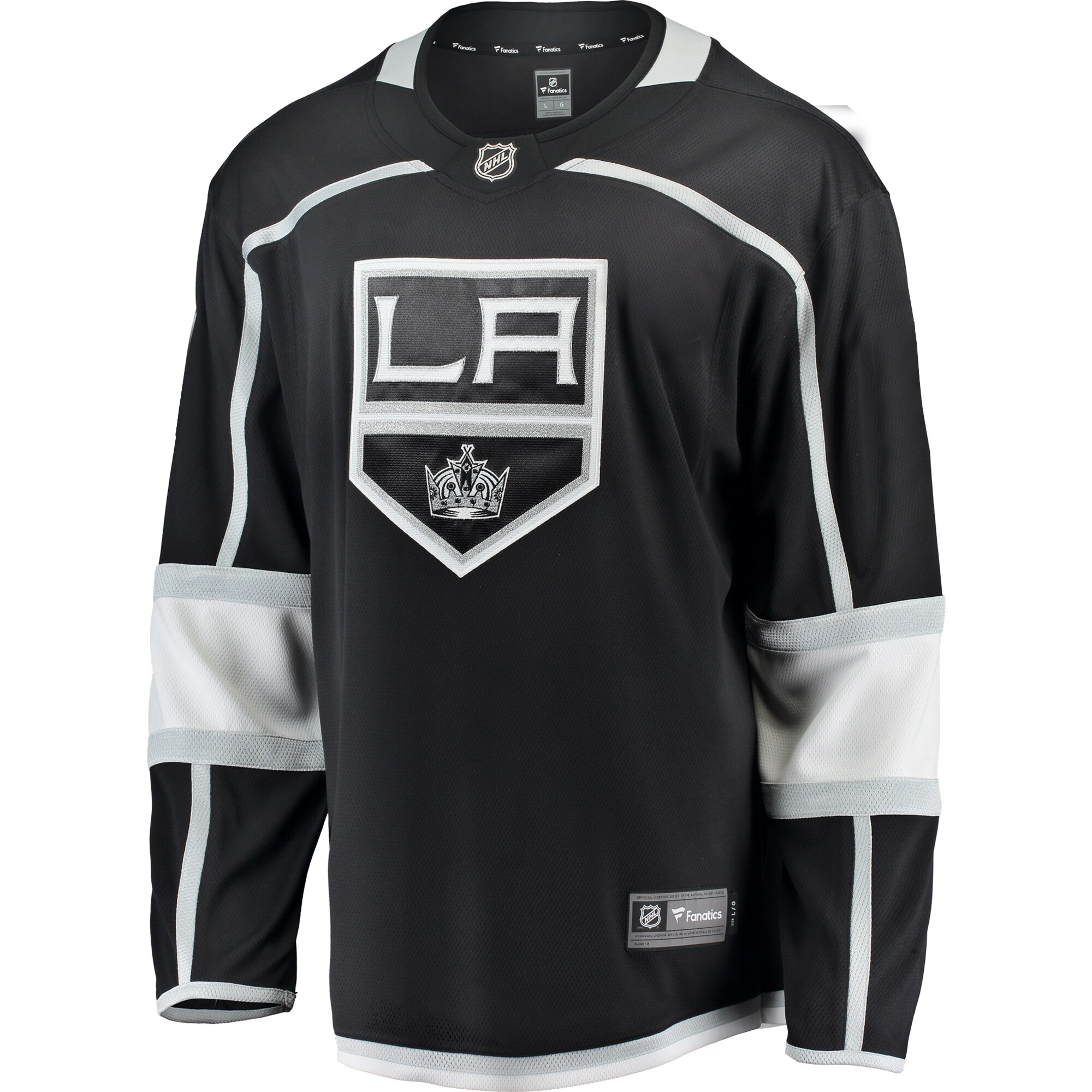Los Angeles Kings Fanatics Branded Breakaway Home Jersey - Black - vstockx