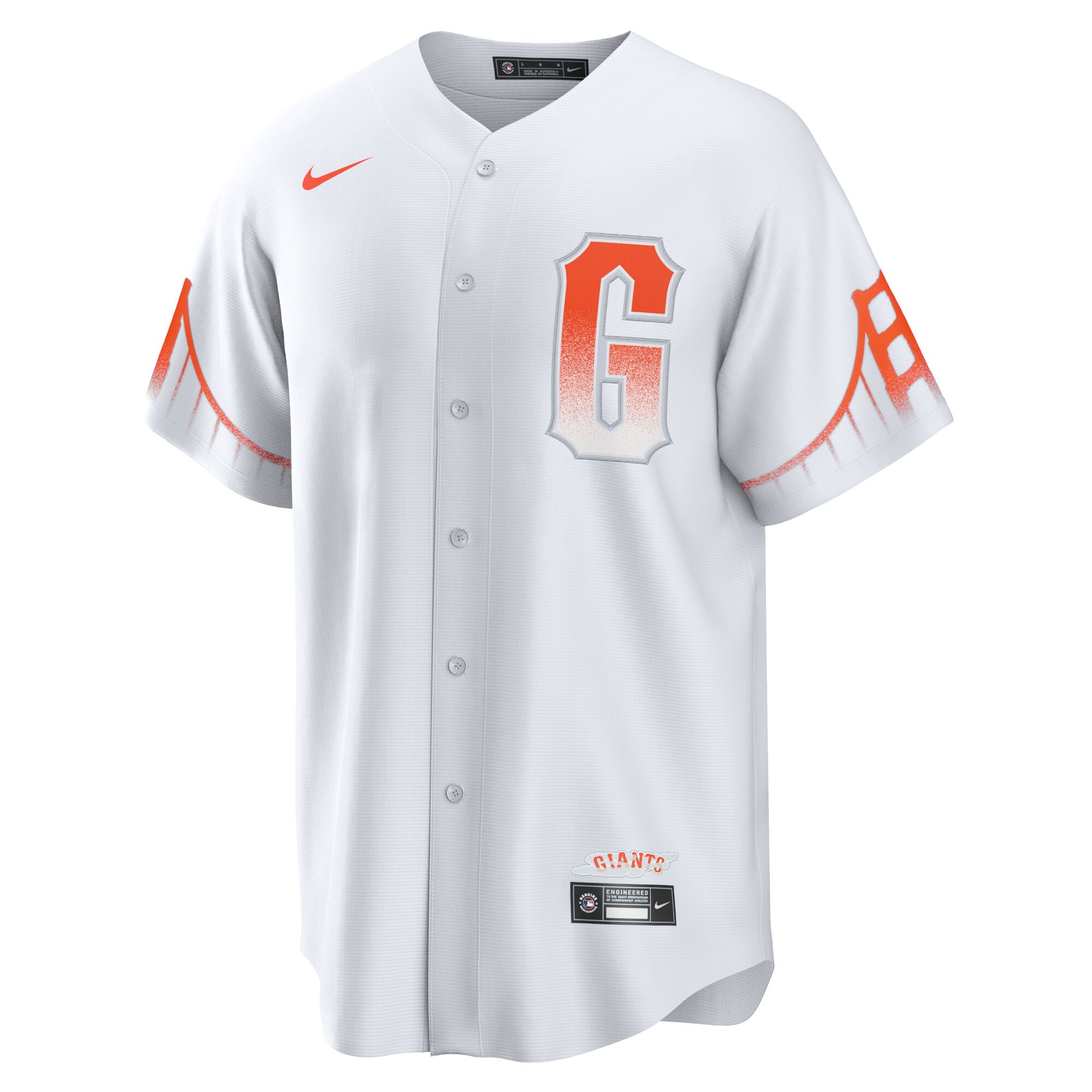 Brandon Crawford San Francisco Giants Nike City Connect Replica Player Jersey - White - vstockx