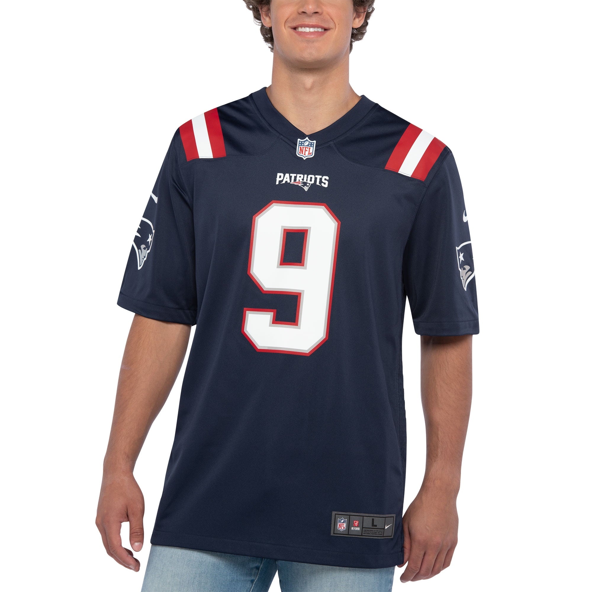 Men's Nike Matthew Judon Navy New England Patriots Game Player Jersey - vstockx