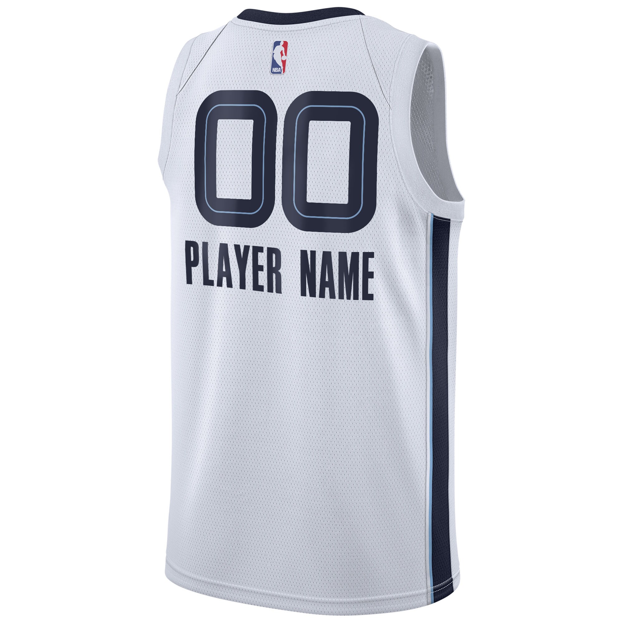 Memphis Grizzlies Nike 2020/21 Swingman Custom Jersey - Association Edition - White - vstockx