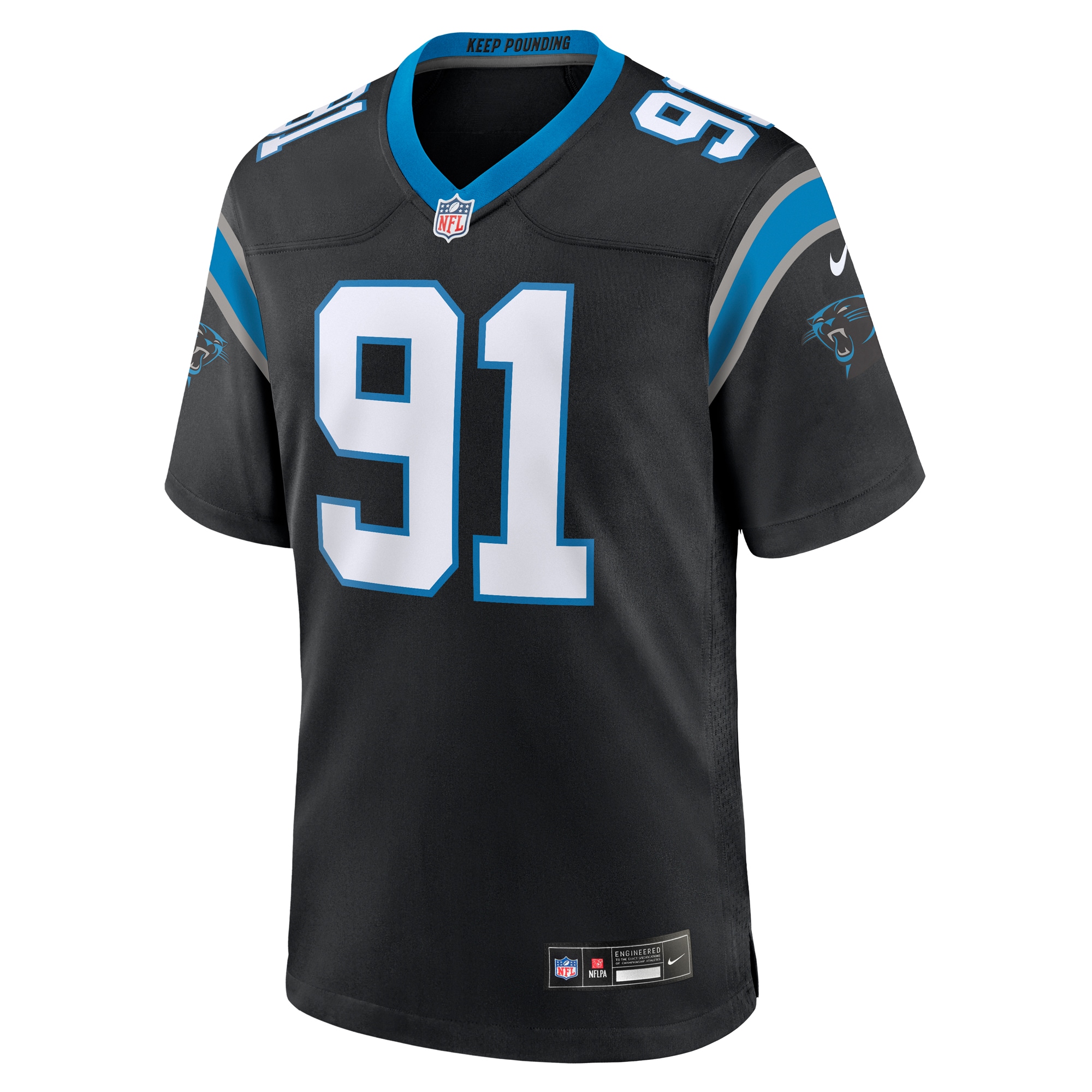 Nick Thurman Carolina Panthers Nike Team Game Jersey - Black - vstockx