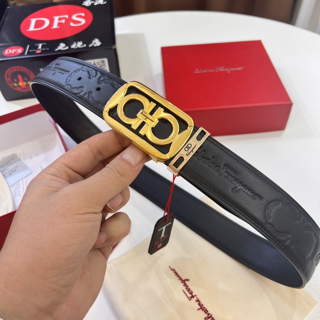 Streetwear Belt Ferragamo 320134 size:3.5cm - vstockx