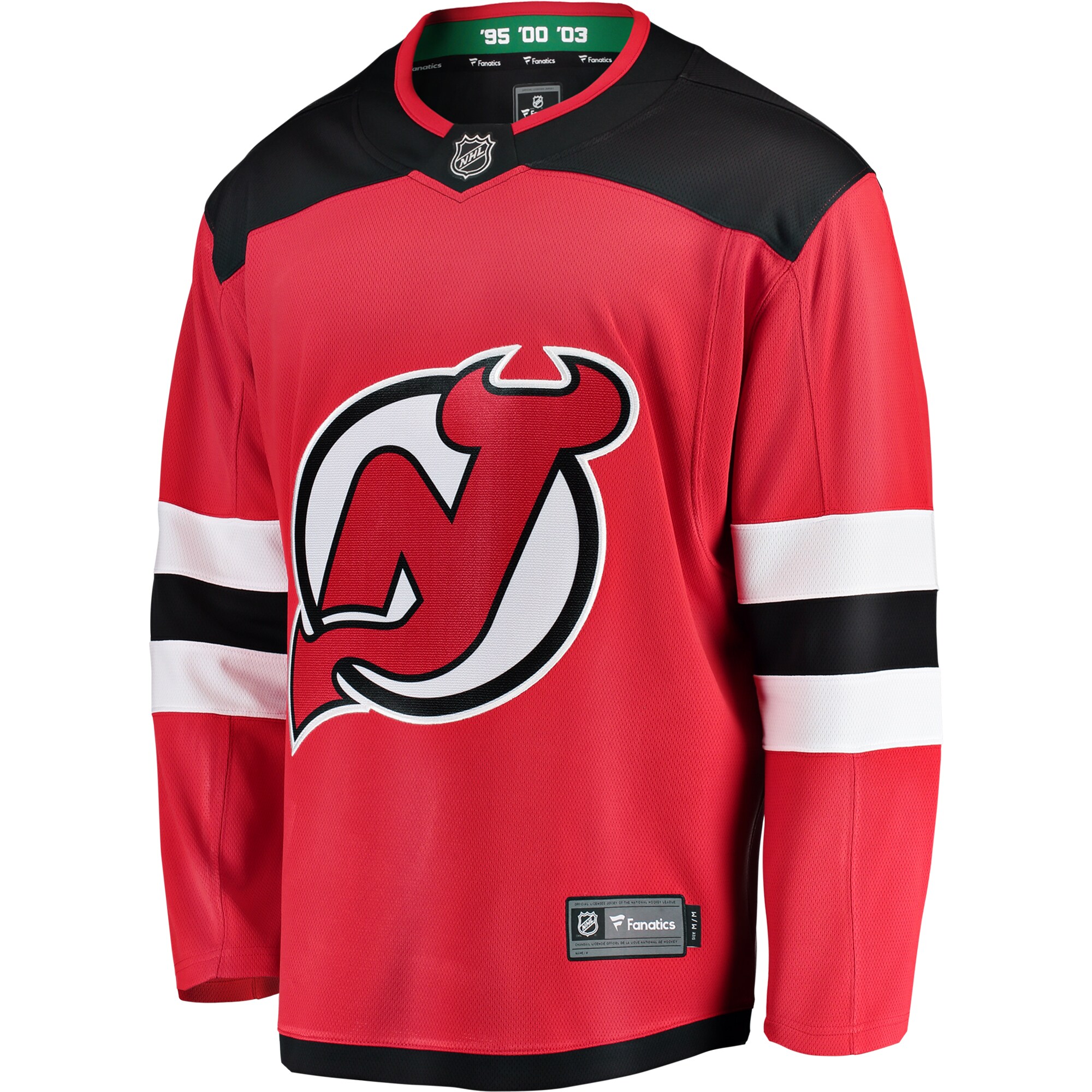 New Jersey Devils Fanatics Branded Breakaway Home Jersey - Red - vstockx
