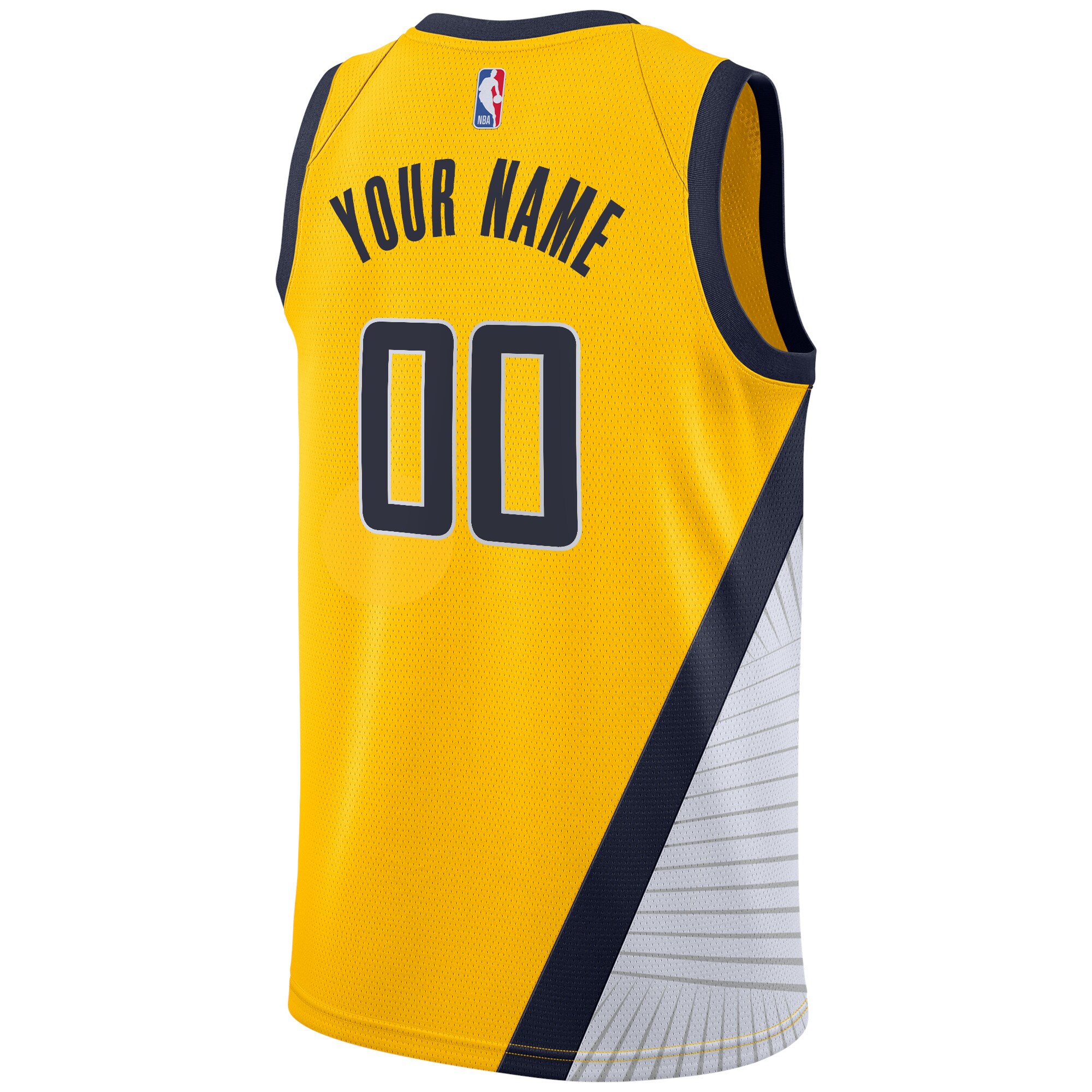 Indiana Pacers Nike 2019/20 Custom Swingman Jersey Yellow - Statement Edition - vstockx