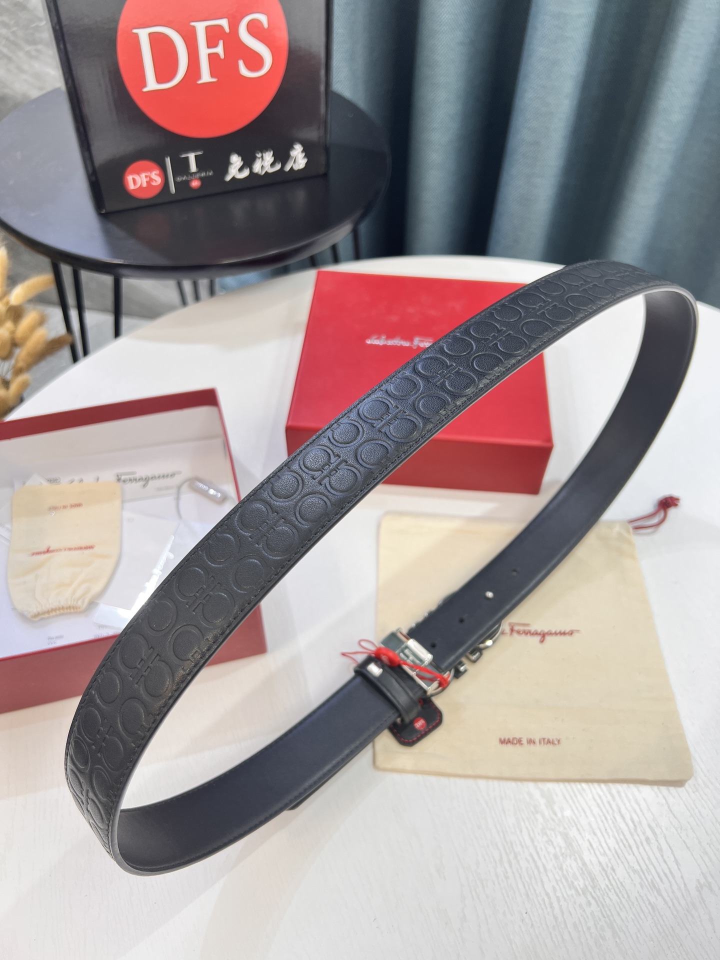 Streetwear Belt Ferragamo 319579 size:3.5cm - vstockx