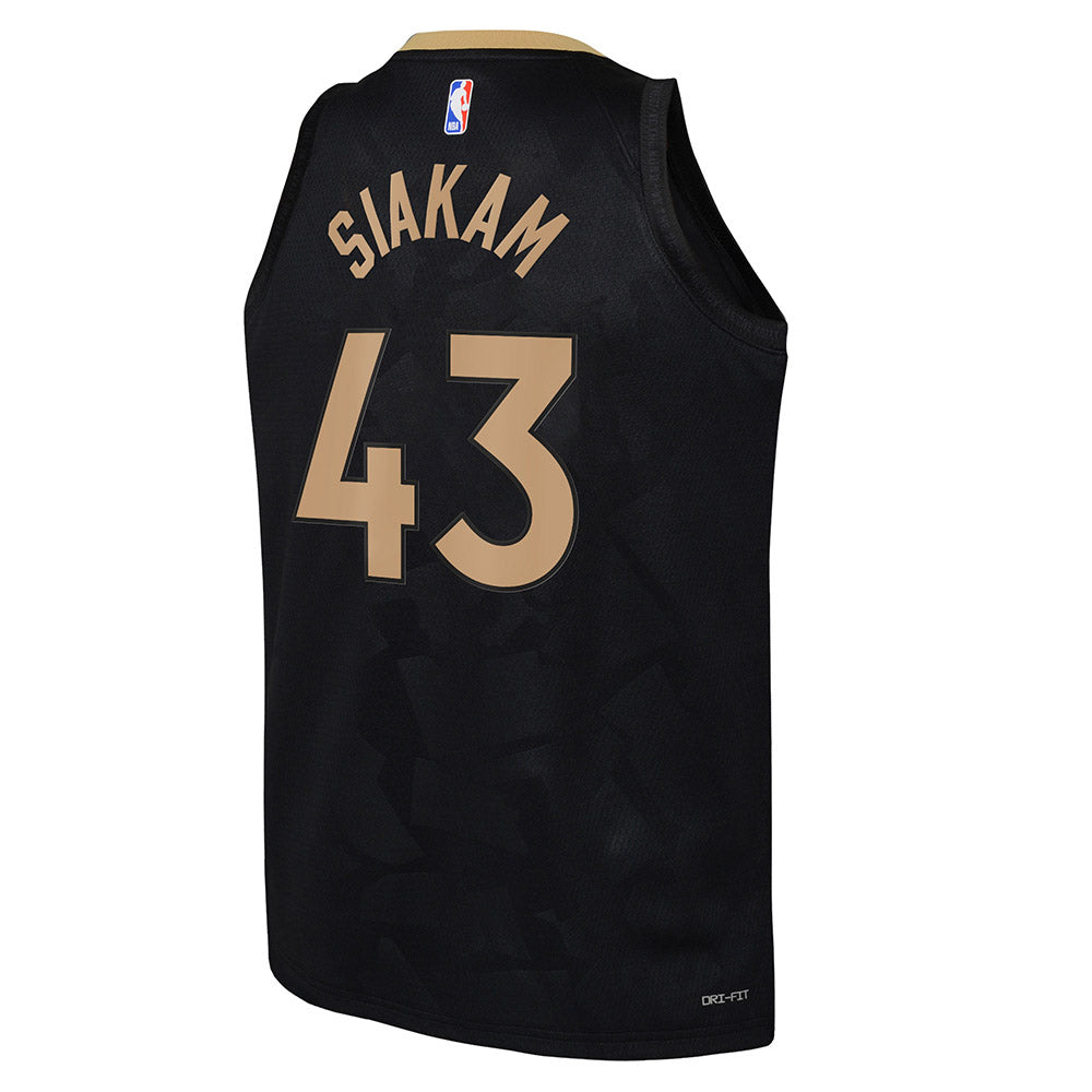 Youth Toronto Raptors Pascal Siakam City Edition Jersey - Black - vstockx