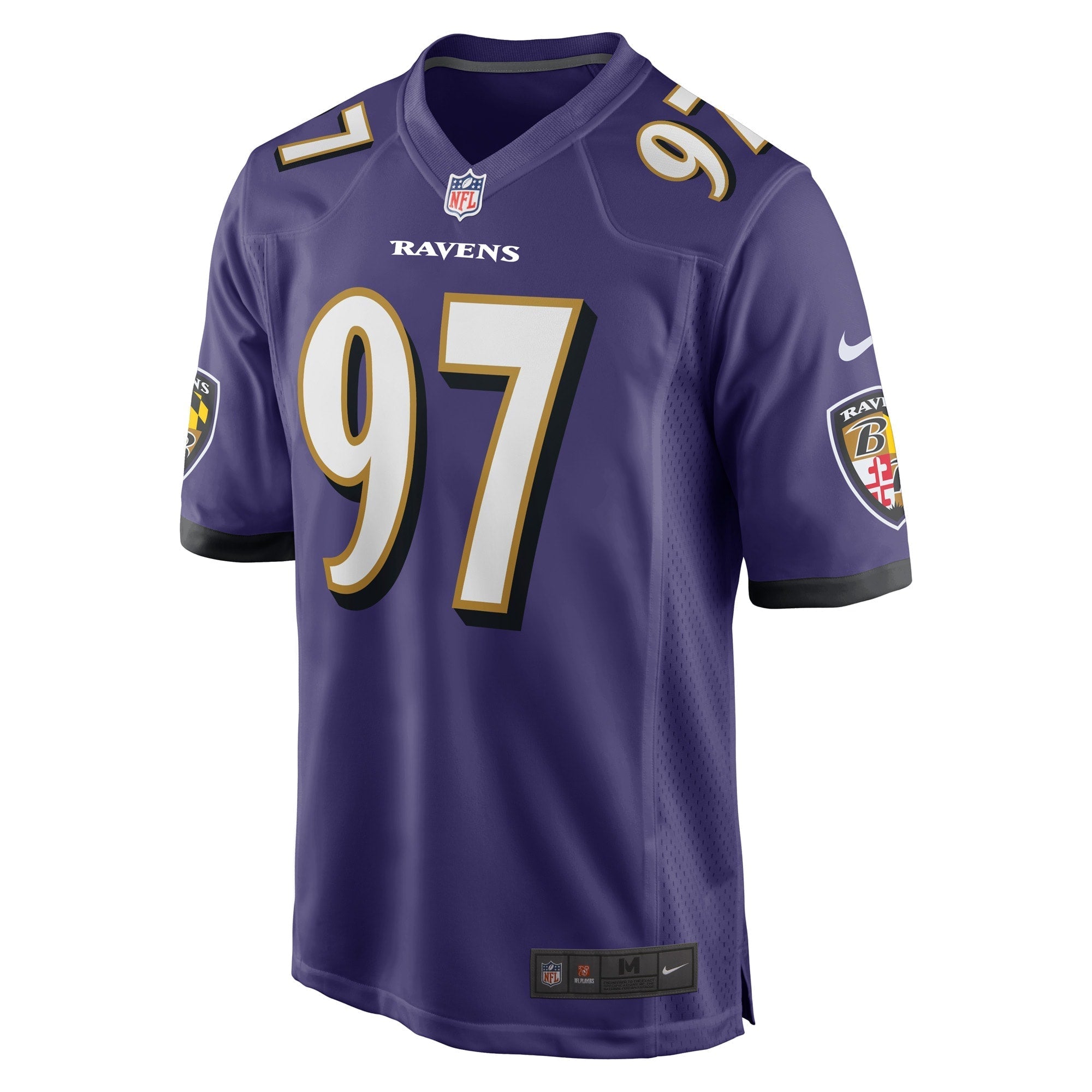 Men's Nike Brent Urban Purple Baltimore Ravens Game Player Jersey - vstockx