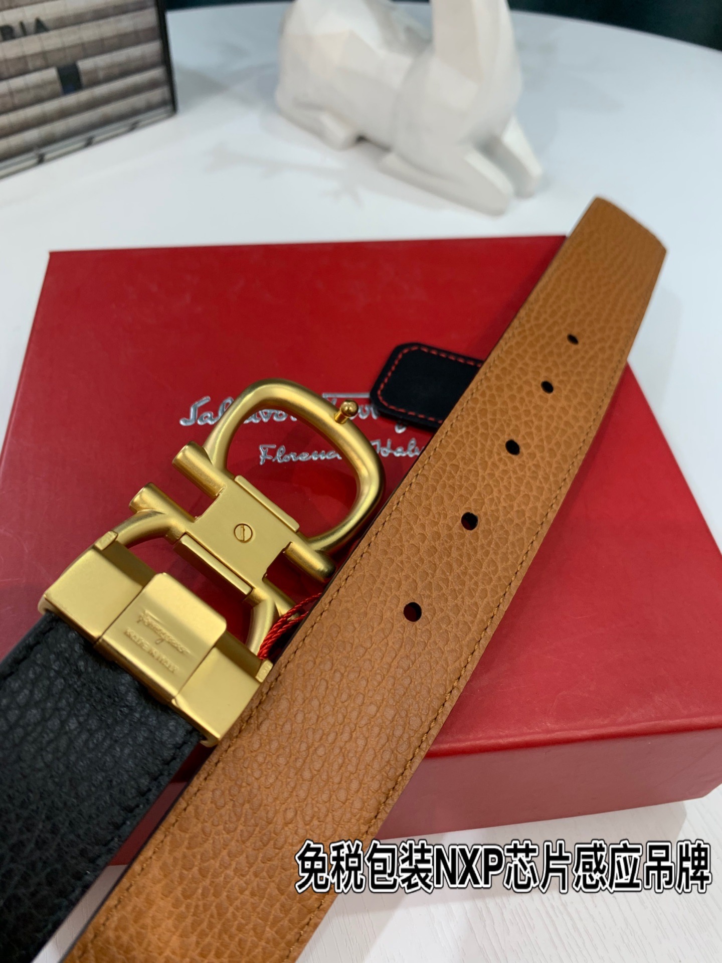 Streetwear Belt Ferragamo 319210 size:3.5cm - vstockx