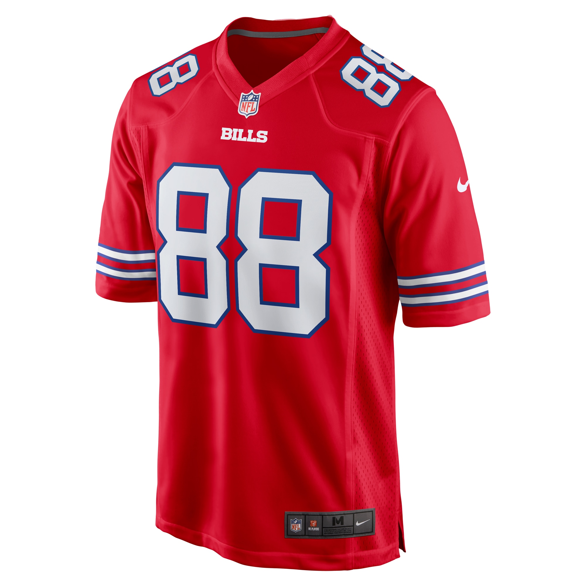 Dawson Knox Buffalo Bills Nike Alternate Game Jersey - Red - vstockx