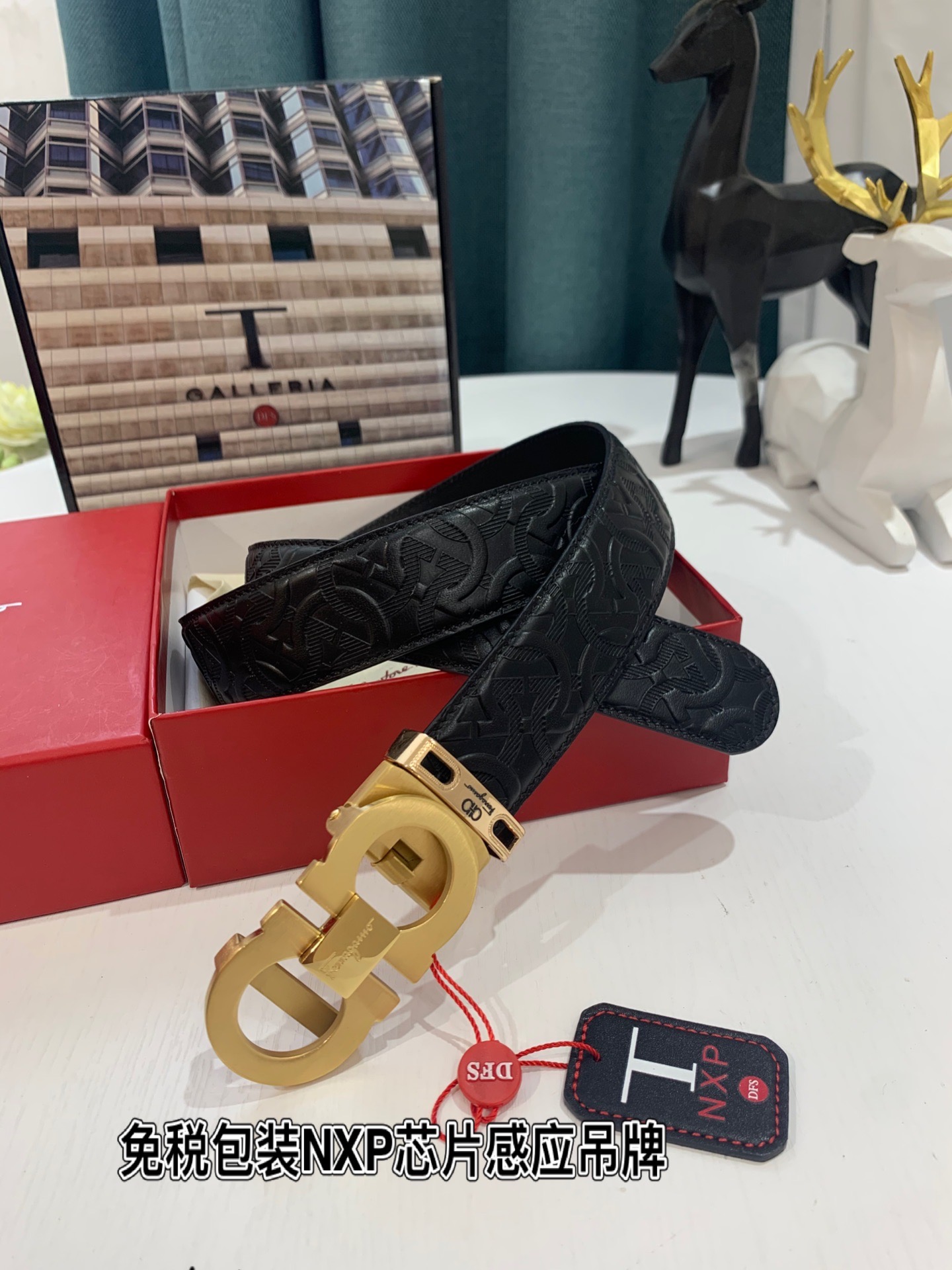 Streetwear Belt Ferragamo 319219 size:3.5cm - vstockx