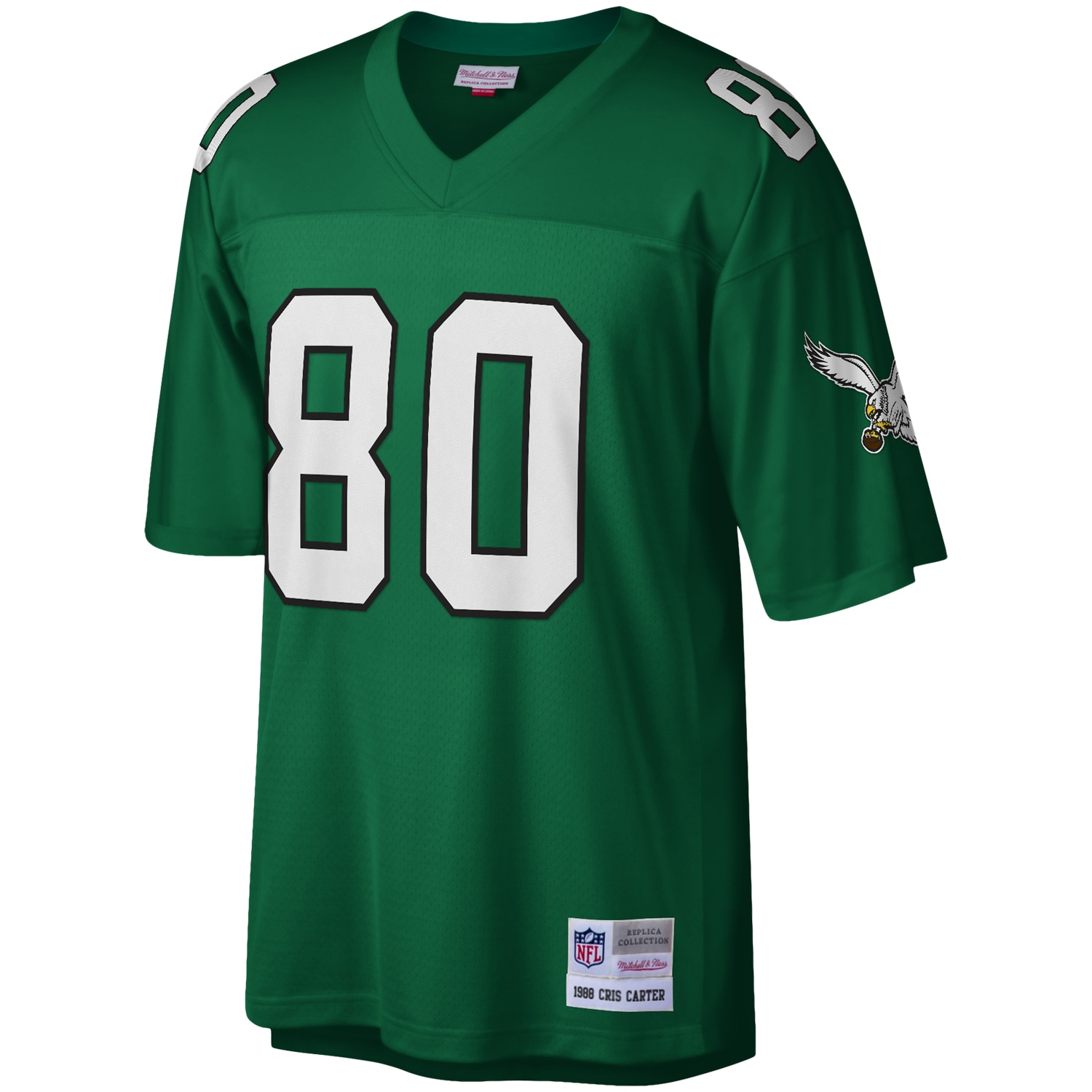 Cris Carter Philadelphia Eagles Mitchell & Ness Legacy Replica Jersey - Kelly Green - vstockx