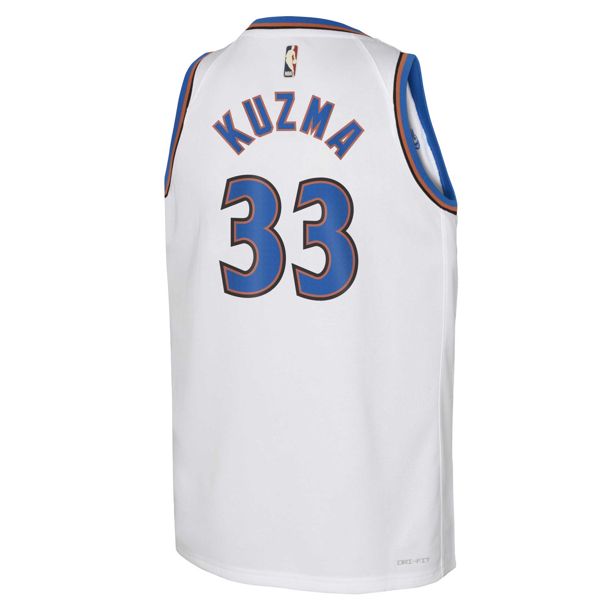 Kyle Kuzma Washington Wizards Nike Youth 2022/23 Swingman Jersey White - Classic Edition - vstockx