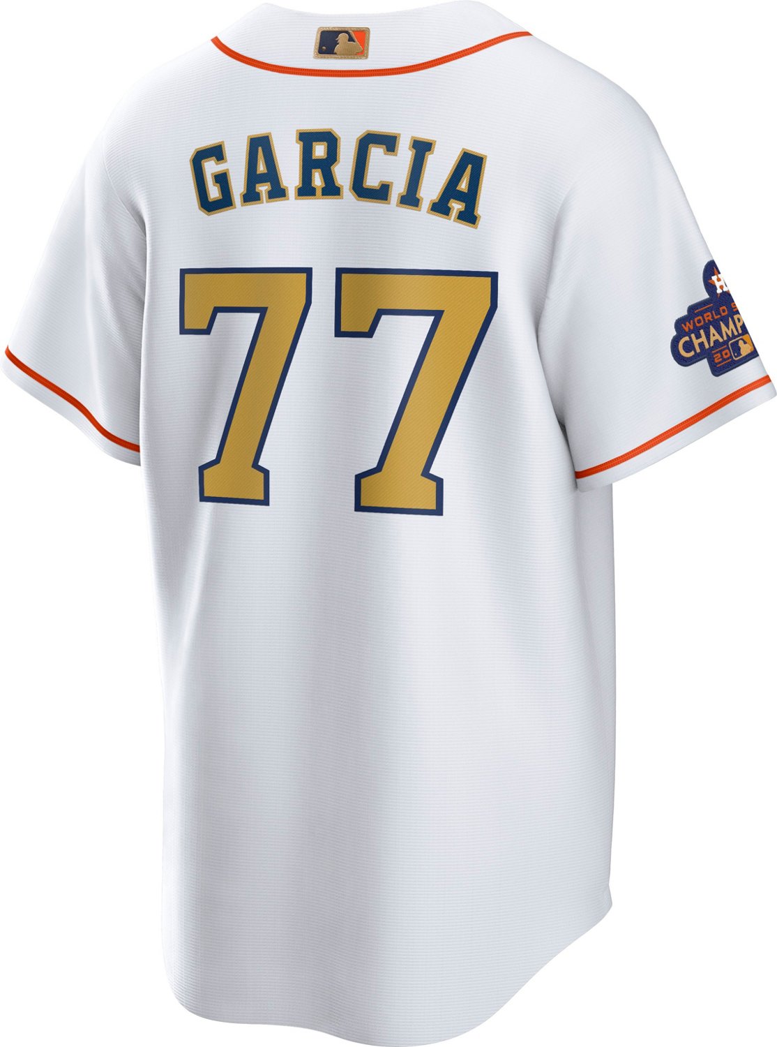 Nike Men's Houston Astros Gold Luis Garcia Replica Jersey - vstockx