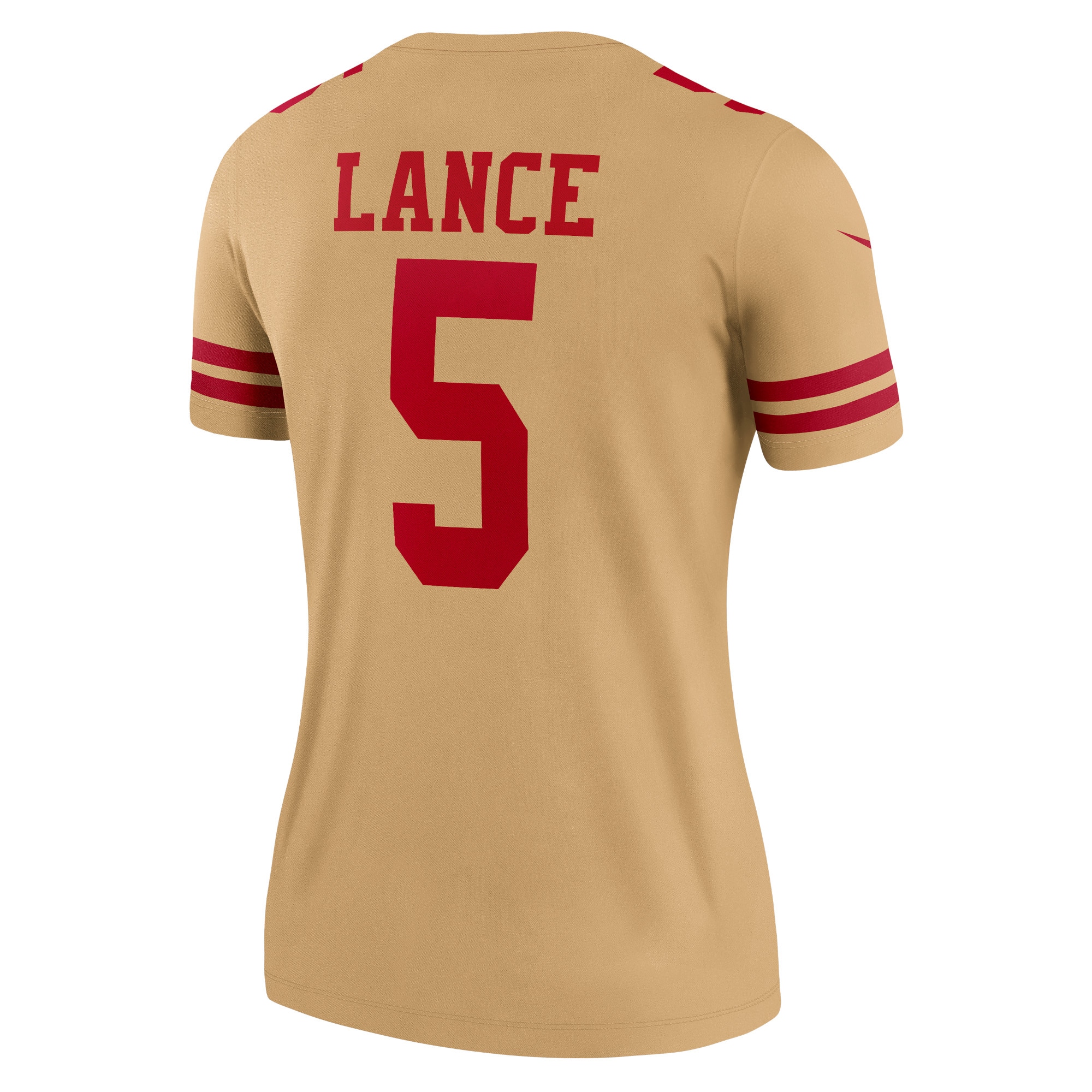 Trey Lance San Francisco 49ers Nike Women's Inverted Legend Jersey - Gold - vstockx